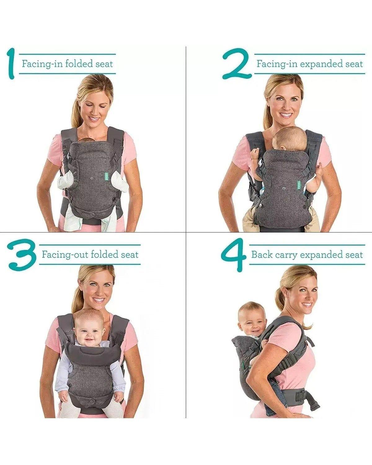 Mochila Portabebé Ergonómico 4 En 1-2