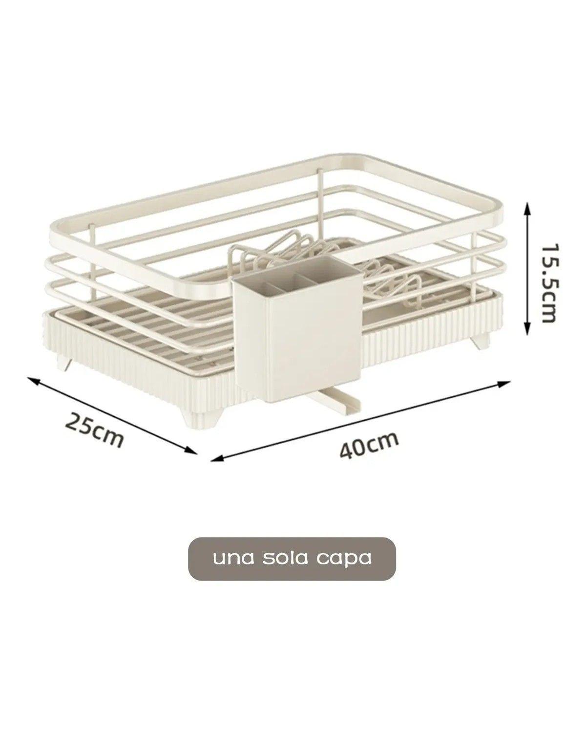 Secador Escurridor De Loza Platos Inoxidable-1