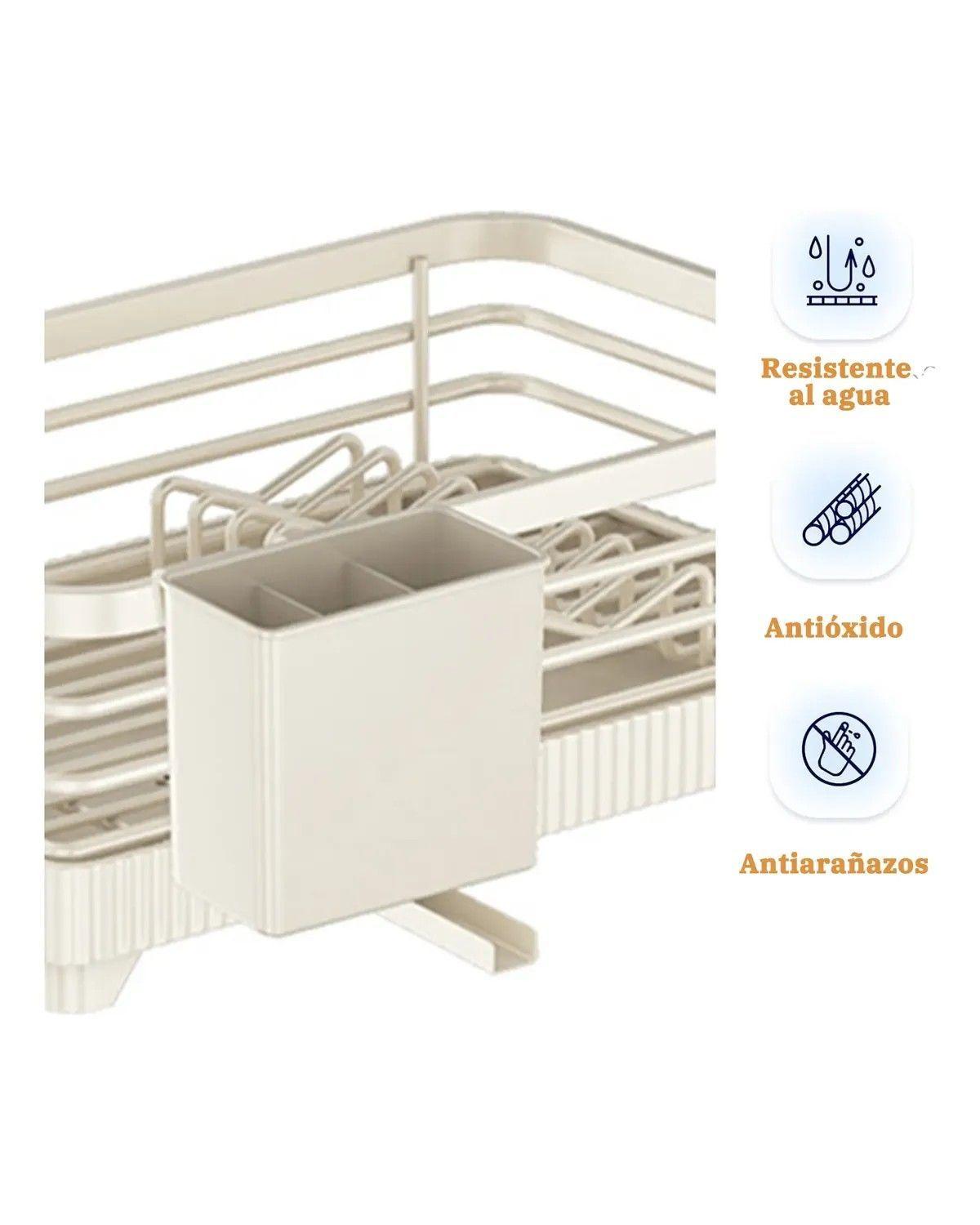 Secador Escurridor De Loza Platos Inoxidable-3