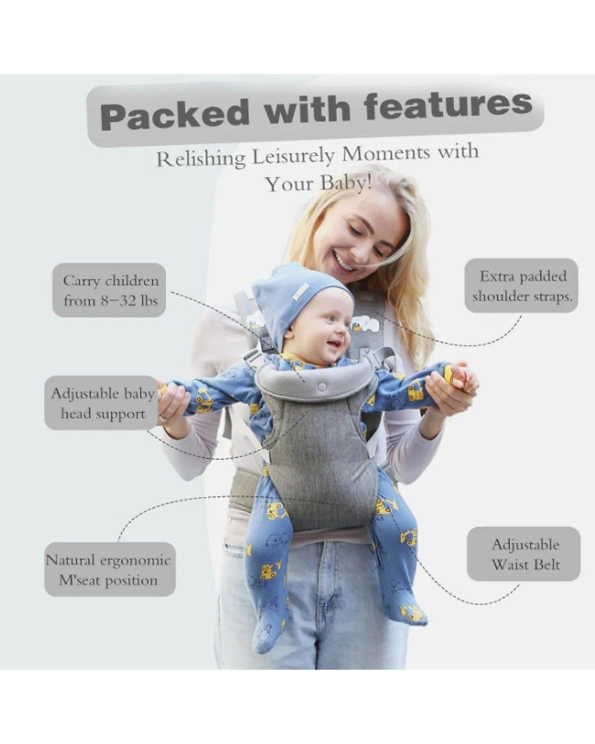 Portabebé De Viaje 4 En 1 Para Bebés Portátil Multifuncional-2