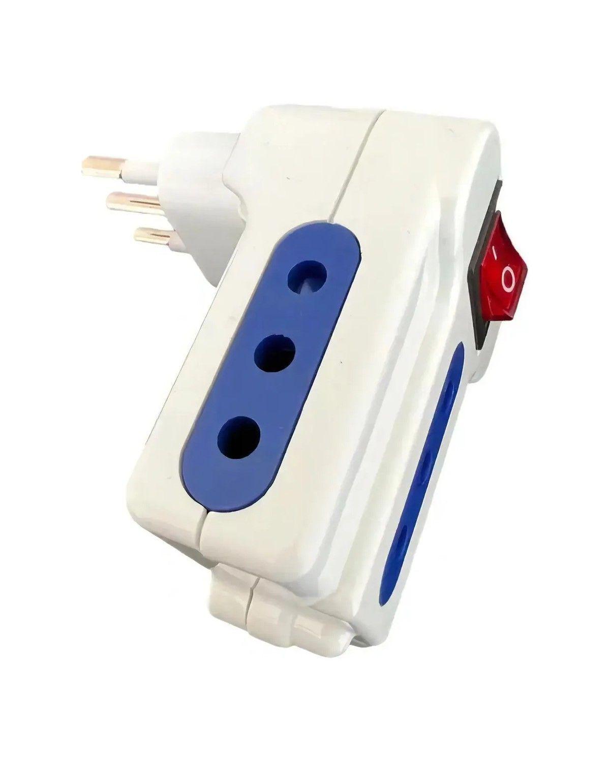 Adaptador Triple Enchufe Con Switch 10a 250v 1500w-3
