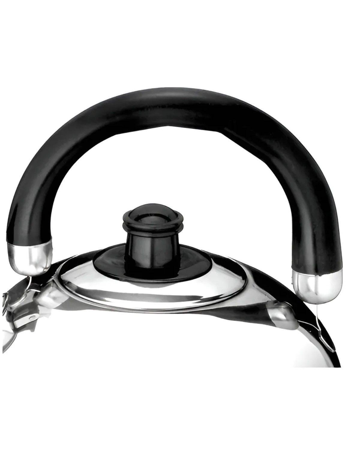 Tetera 2.5 Litros, Acero Inoxidable, Color Plateado-3