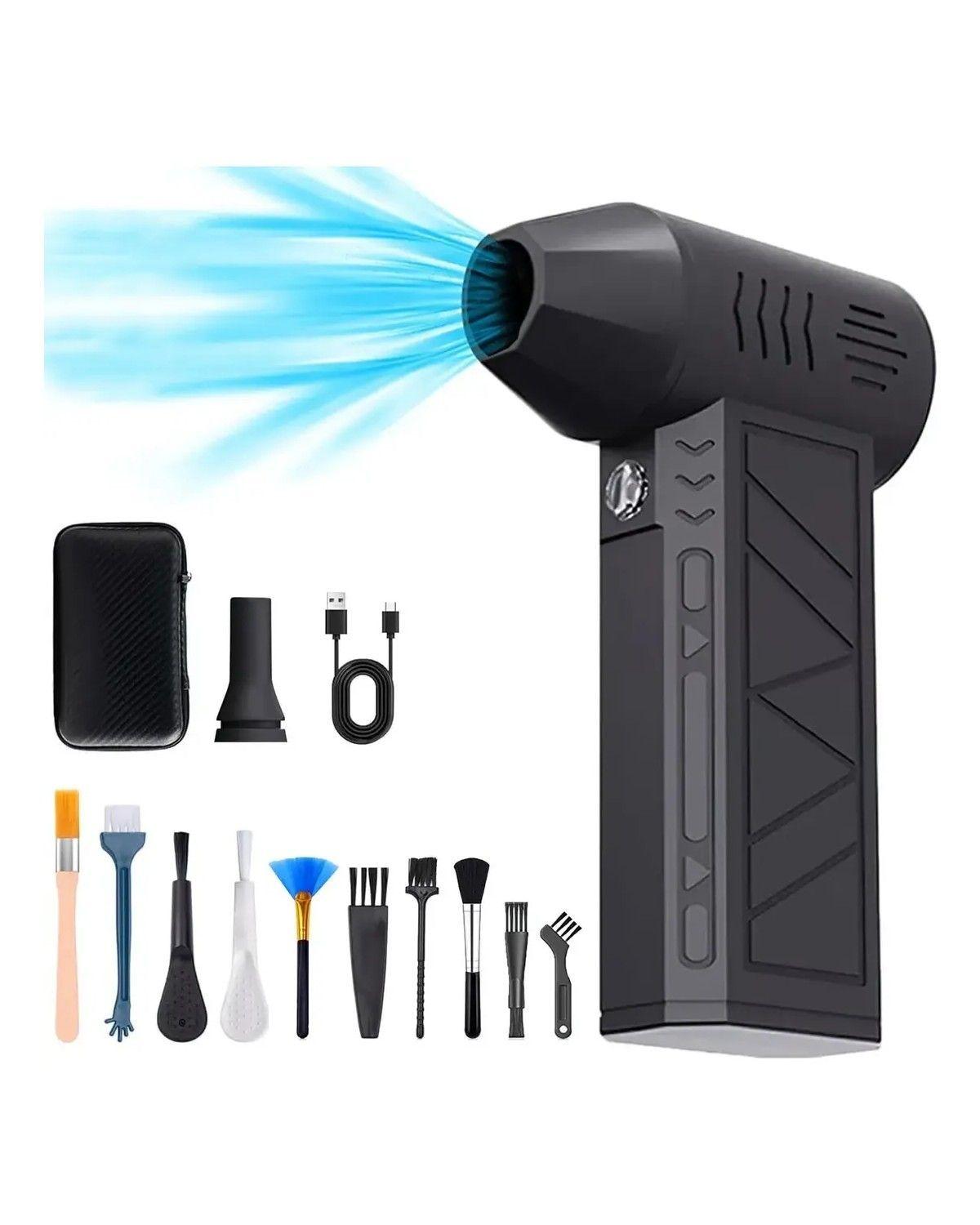Mini Ventilador Soplador Aire A Bateria Inalambrico Limpi Pc-0