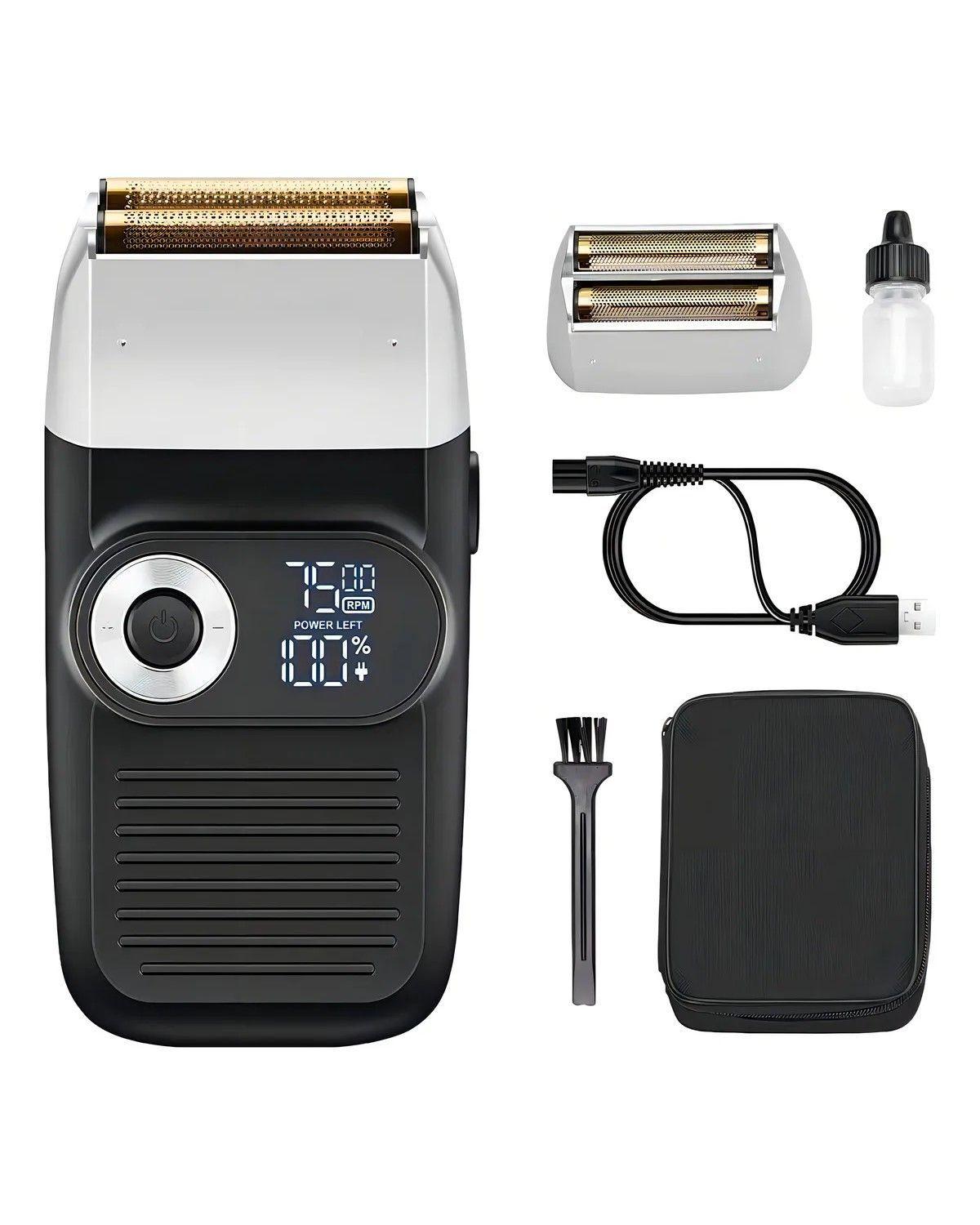 Máquina afeitadora Kemei KM-2026 negra 2026-2