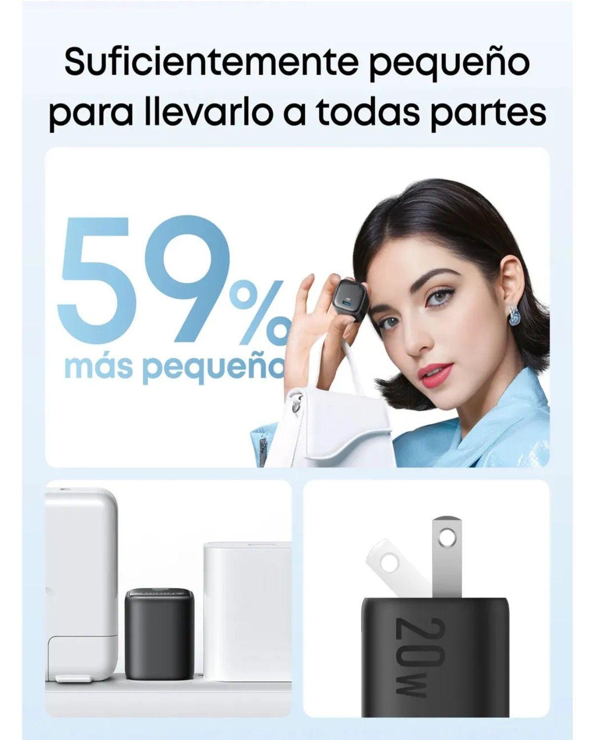 Cargador USB-C con ActiveShield-2