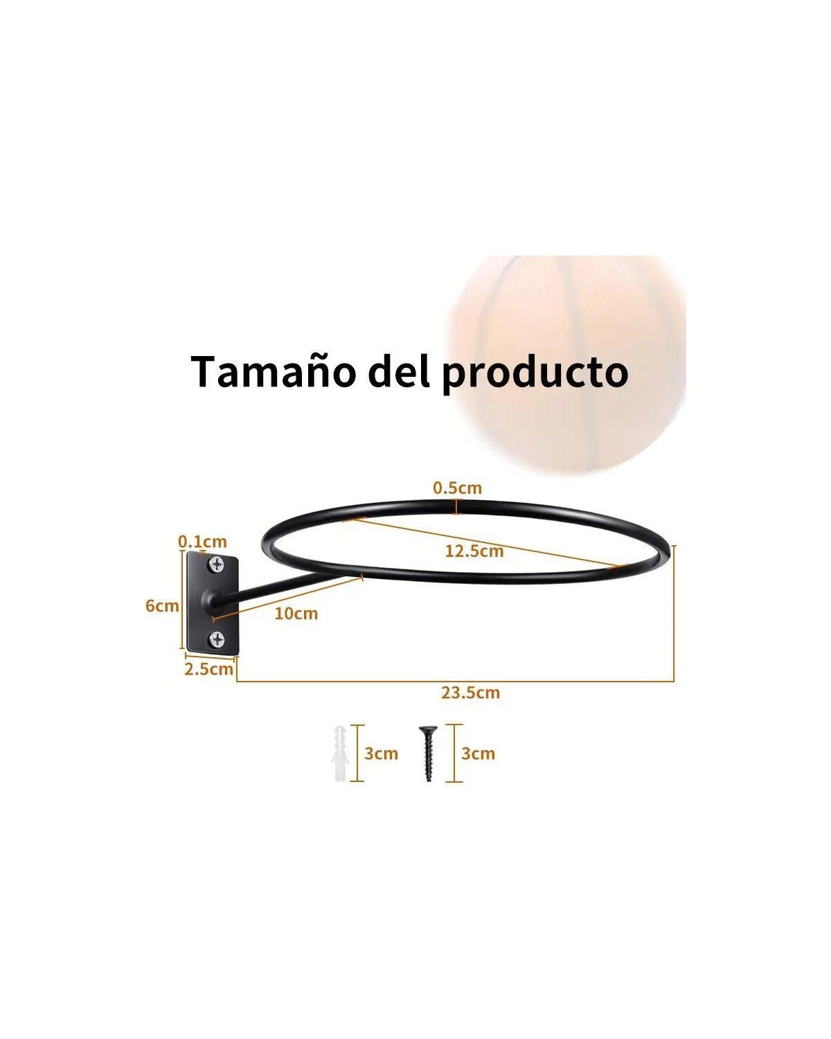 Soporte De Almacenamiento De Pared Para Cesta, Paquete De 6-1