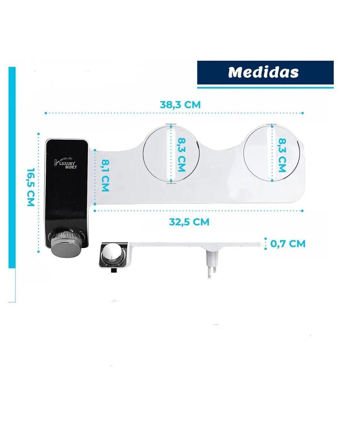 Bidet Wc Inodoro Ajustable Universal Fácil Instalación-3