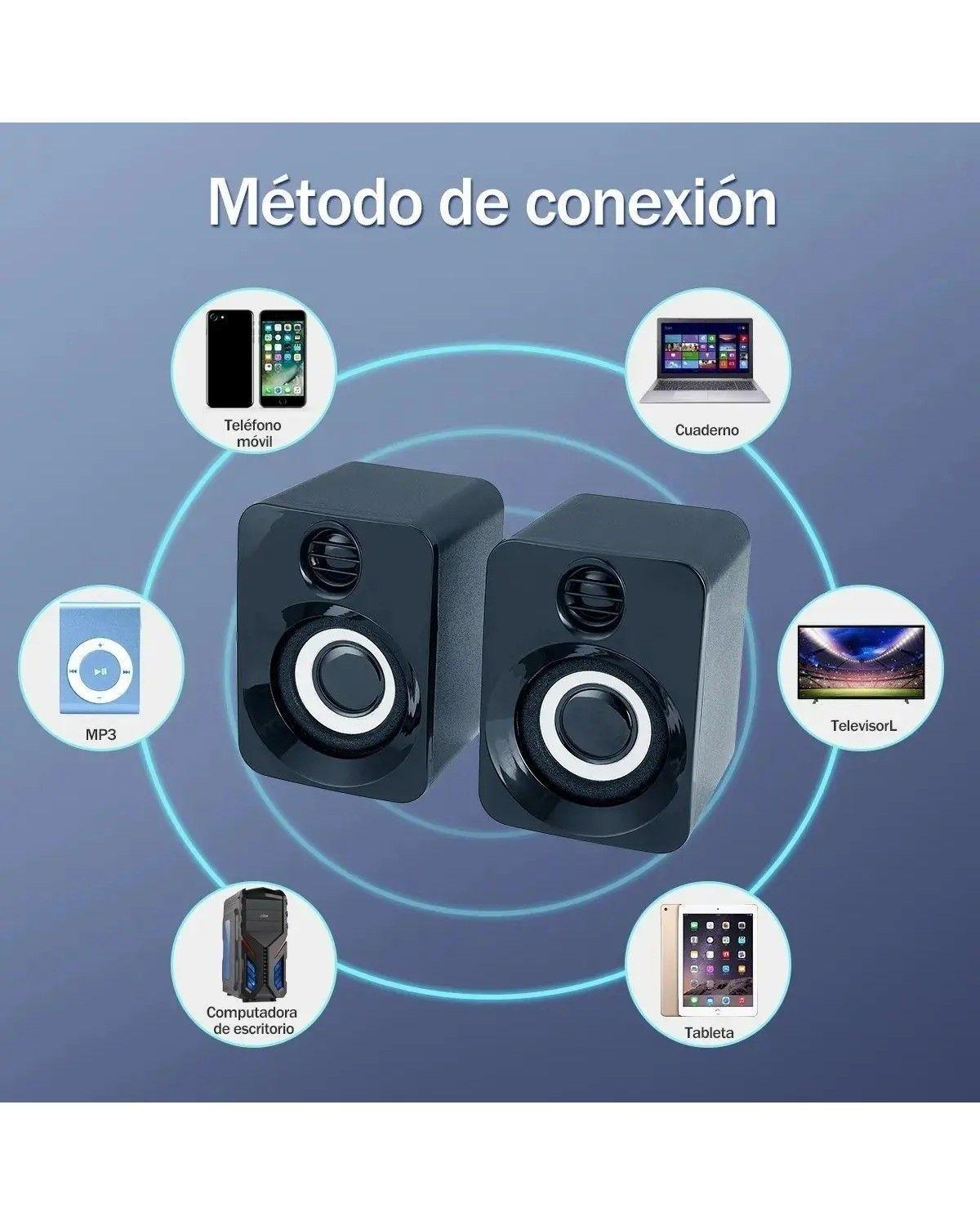 Bocinas De Subgraves Portátiles Multimedia Para Pc-1