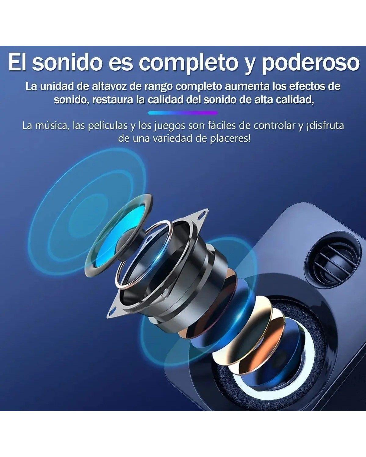 Bocinas De Subgraves Portátiles Multimedia Para Pc-3