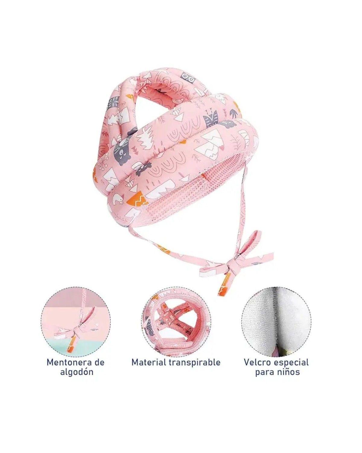 Casco Anticolisión Para Bebé Y Rodilleras + Calcetines-2