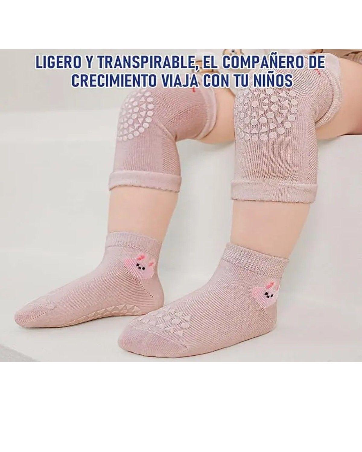 Casco Anticolisión Para Bebé Y Rodilleras + Calcetines-4