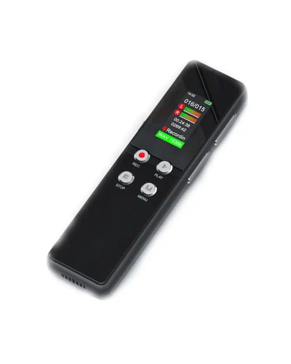 Grabador de voz digital V01 de 64 GB color negro-3