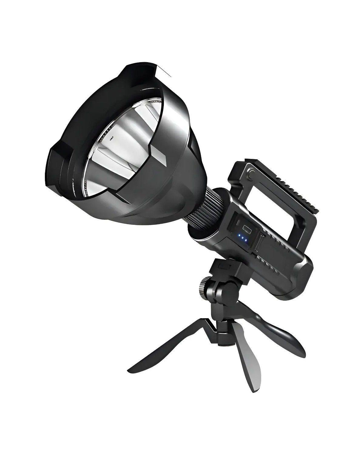 Linterna Táctica Recargable USB  Led 18000lm Con Trípode Para Caza-0