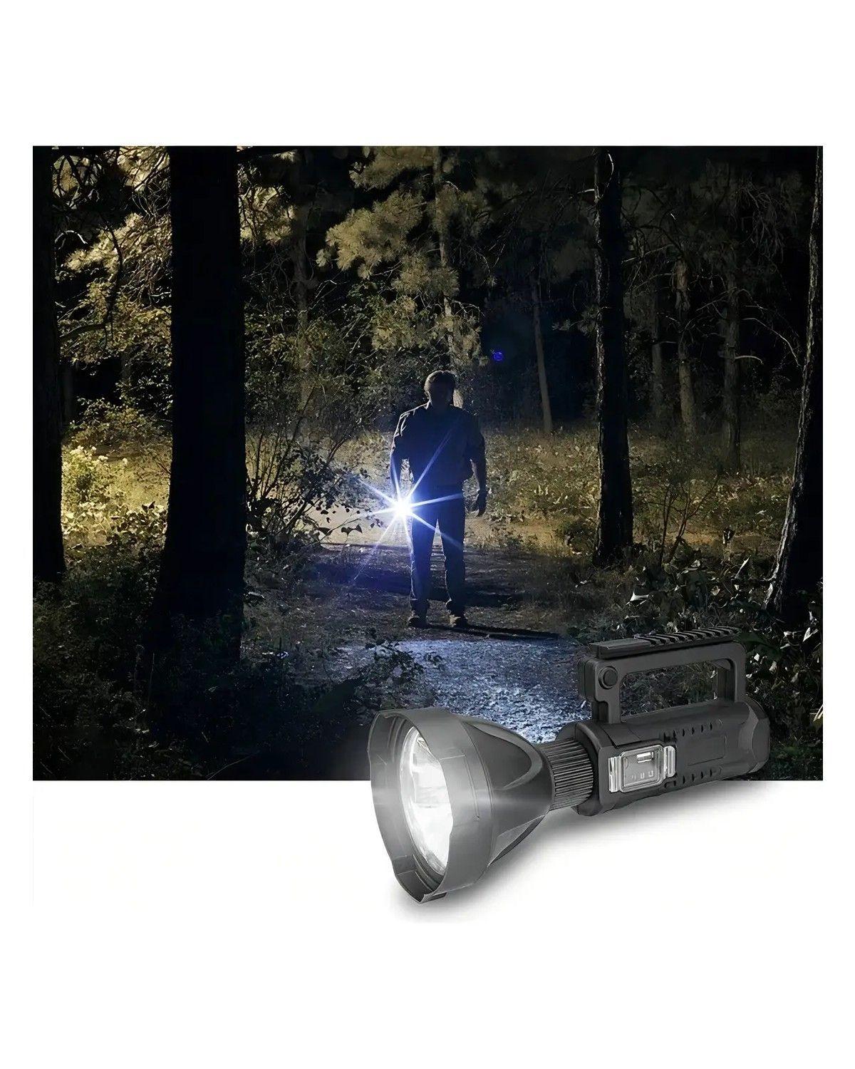 Linterna Táctica Recargable USB  Led 18000lm Con Trípode Para Caza-3