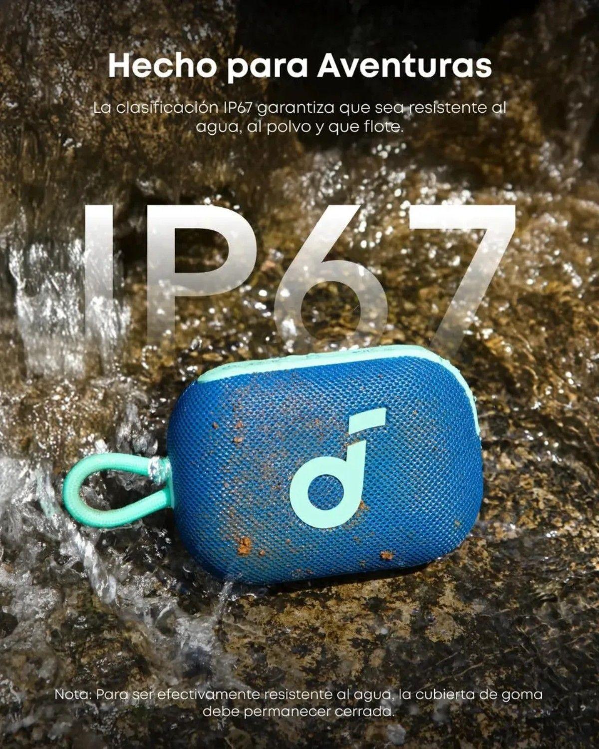 Parlante Bluetooth Inalámbrico, Diseño portátil y ligero-3