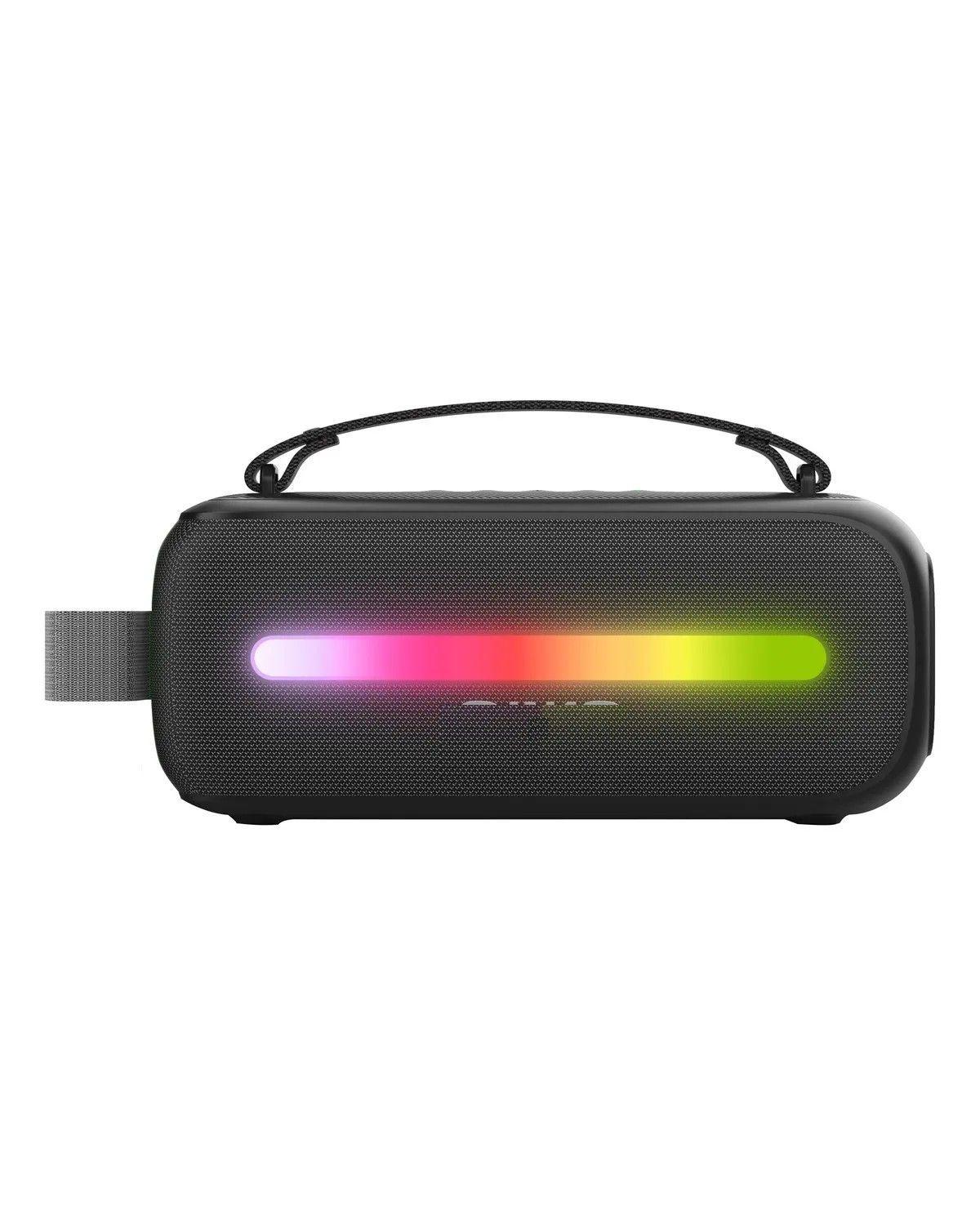 Parlante Bluetooth Portátil Con Karaoke Negro-3