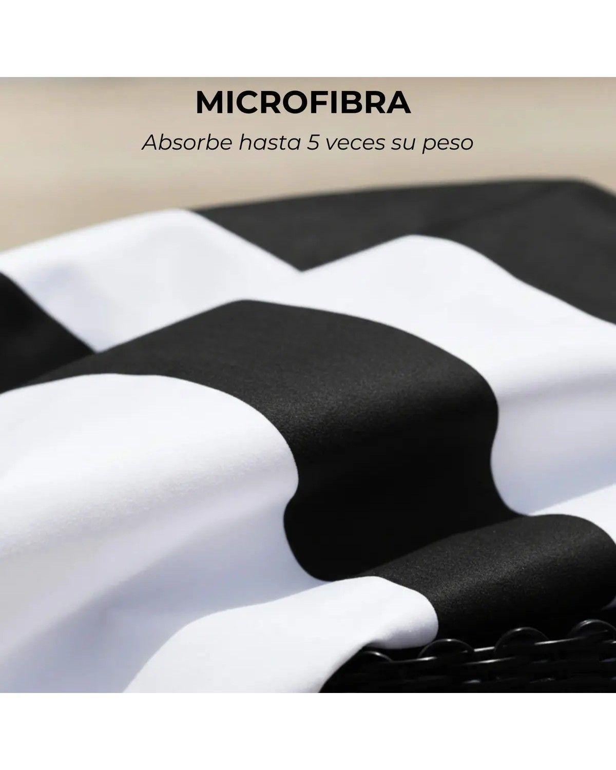 Toalla de Playa de Microfibra 160x90 cm con Bolso para Secado Rápido-2