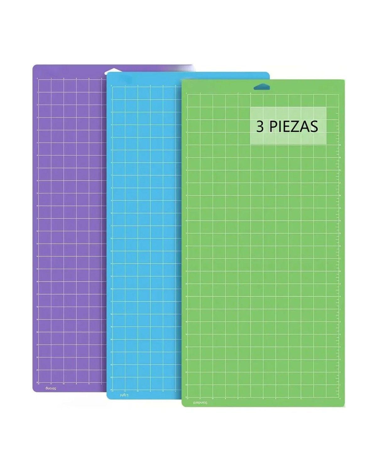 Kit De 3 Tapetes De Corte Para Plotter Cricut Cameo 12x24-1