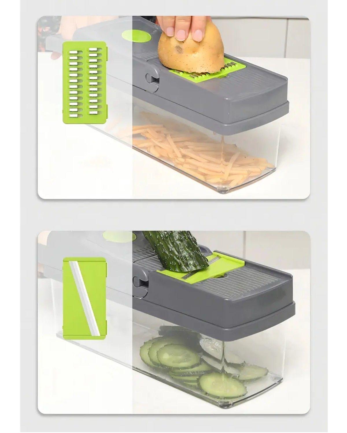 Rallador Picador Cortador Frutas Y Verduras Multiuso 14 En 1-3