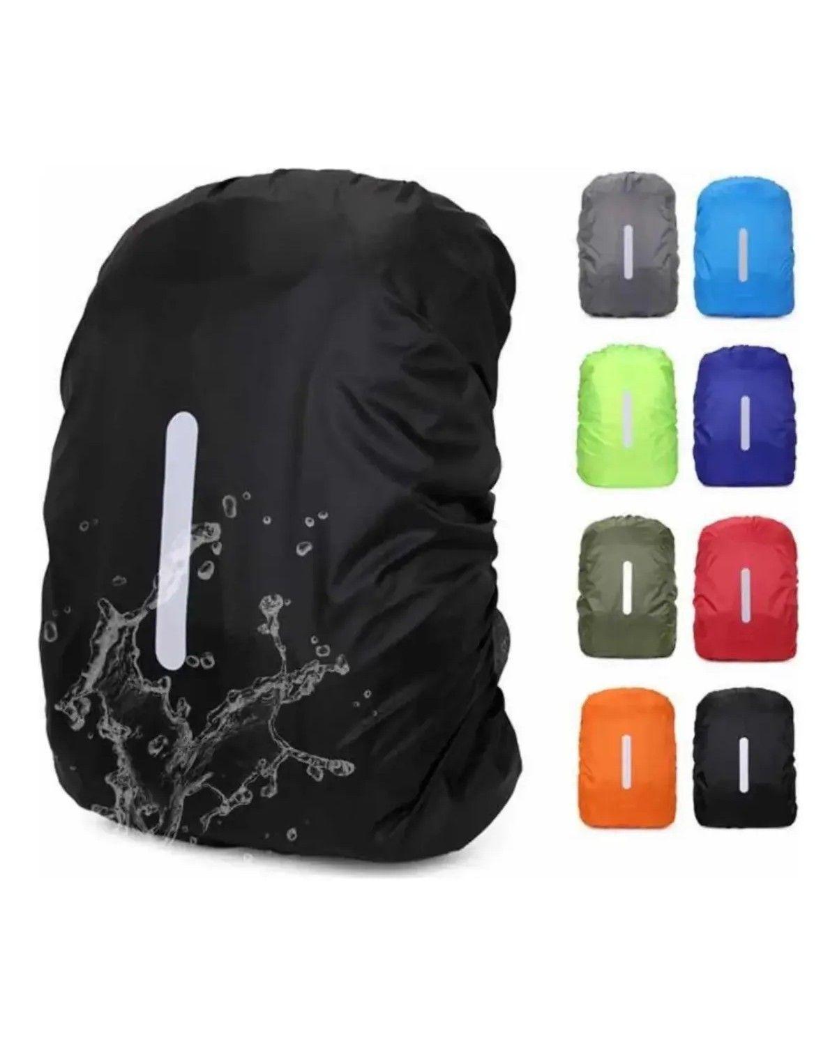 Cubre Mochila Cobertor Impermeable Reflectante Funda 40lts-1