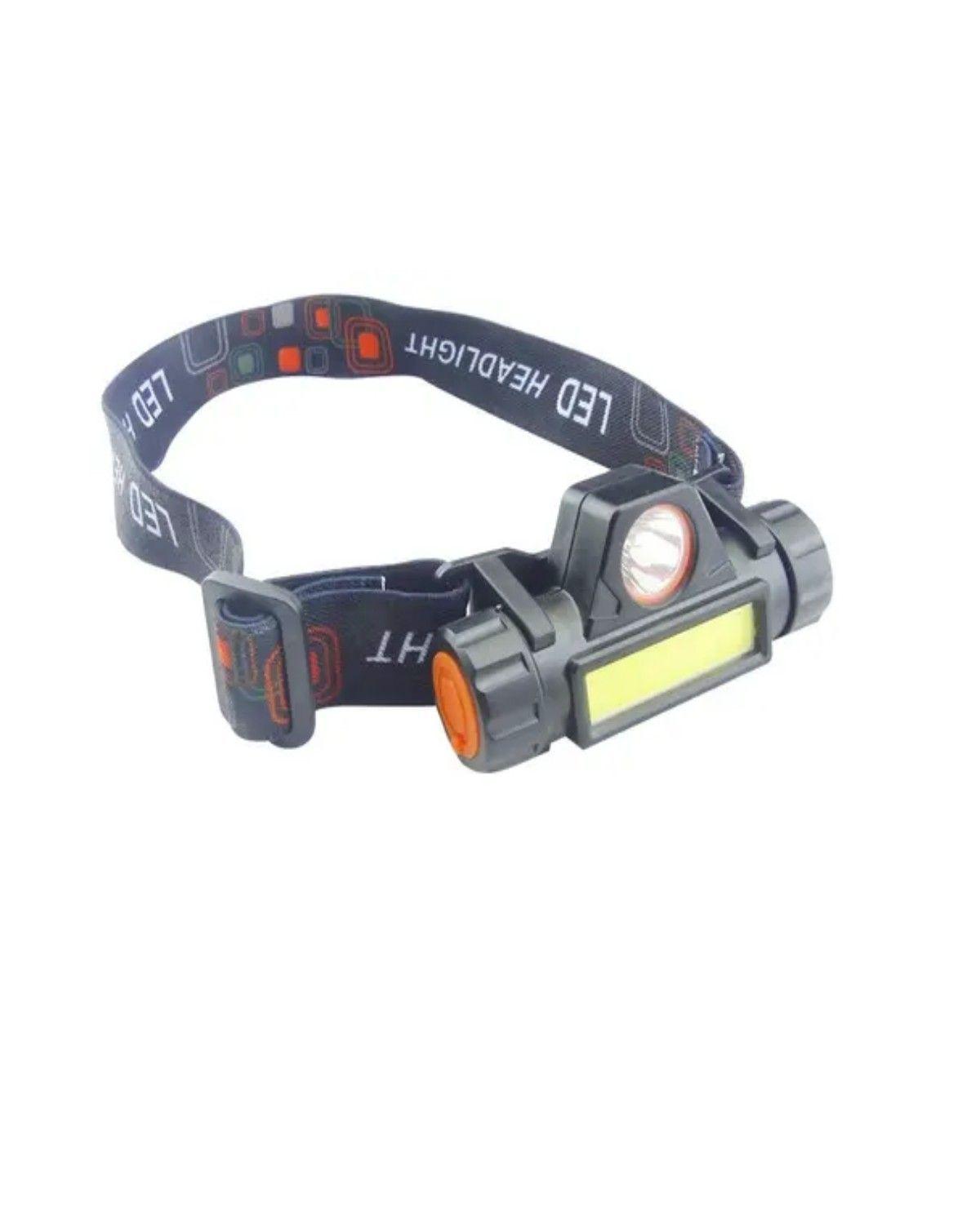 Linterna Minero Cabeza Led Recargable Con Iman Color De La Luz Blanca-0