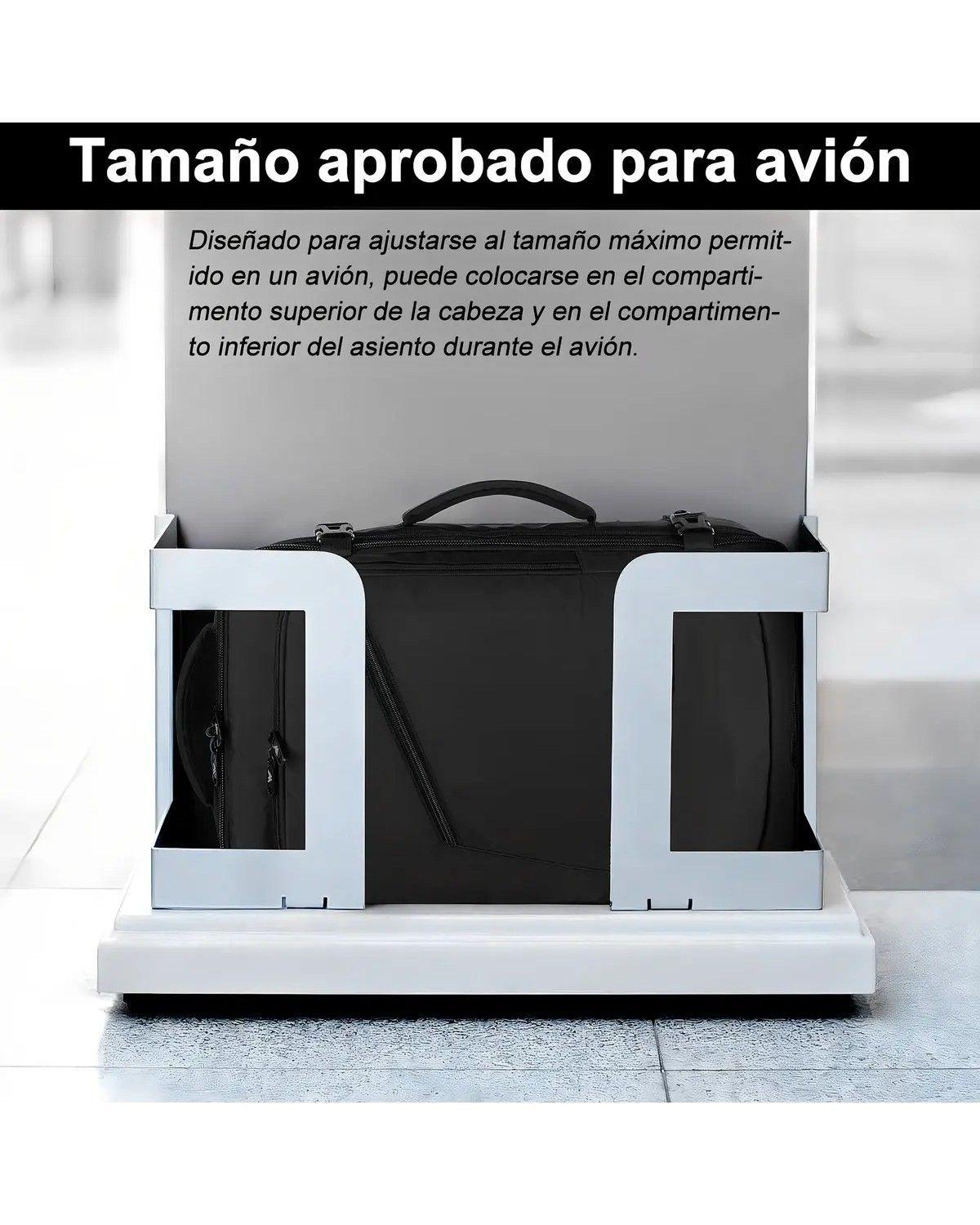 Mochila De Viaje, Impermeable, Expandible y Antirrobo Grande Equipaje De Mano De 10 Kg-3