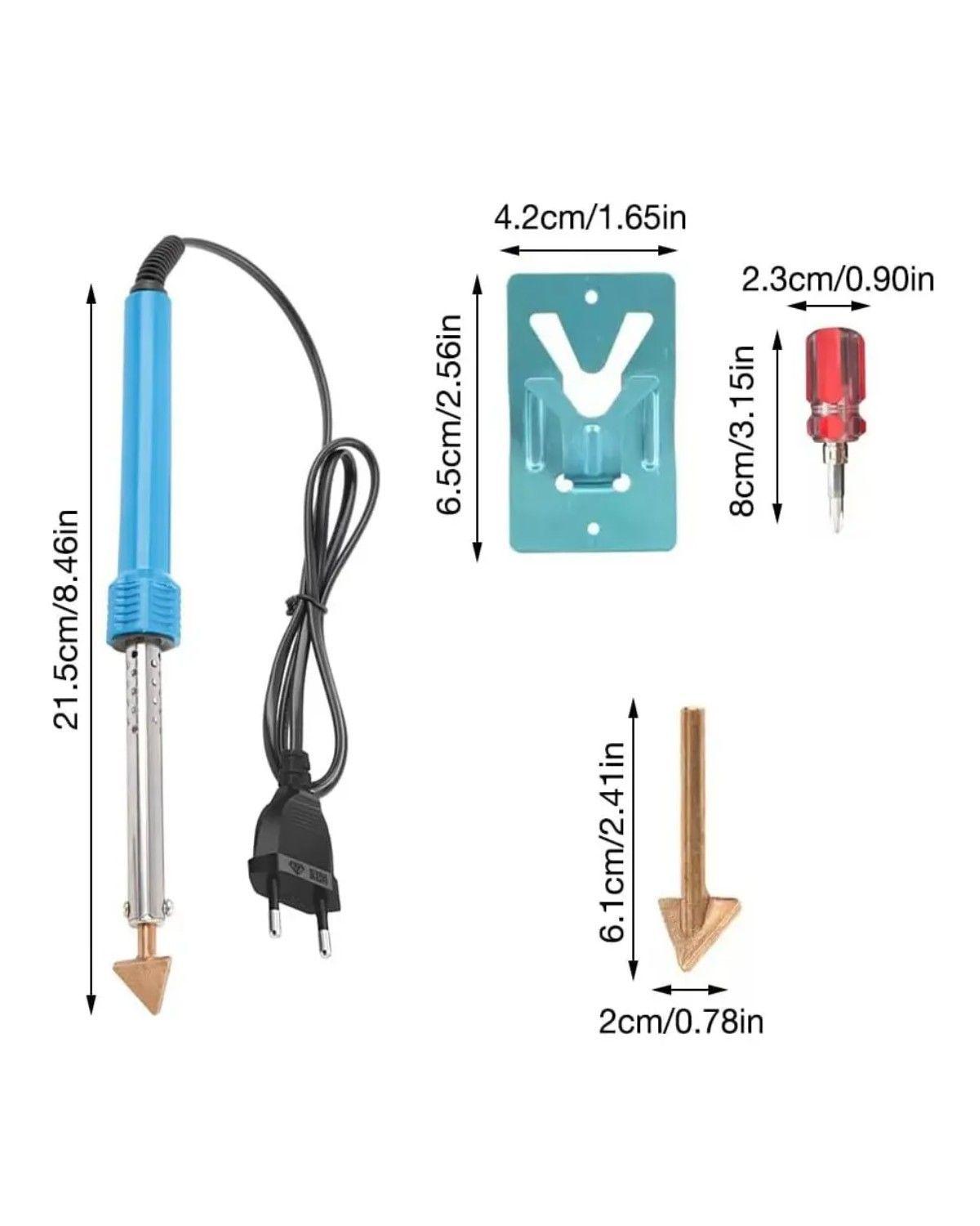 Kit De Soldadura De Plástico Malla Metálica Portátilsoldador-2