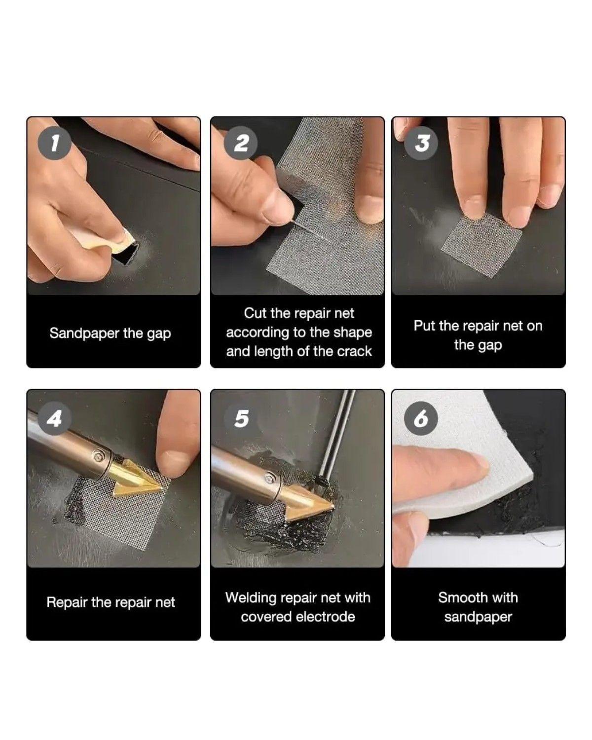 Kit De Soldadura De Plástico Malla Metálica Portátilsoldador-3
