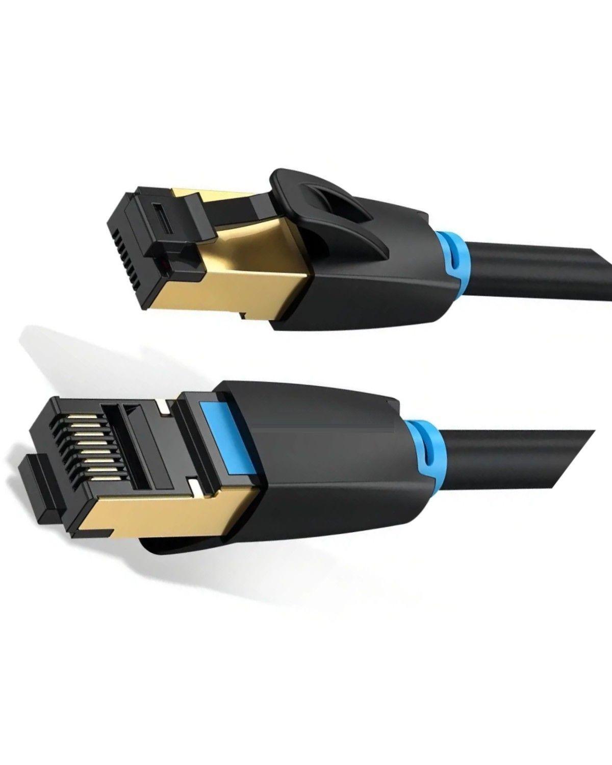 Cable de red Cat8 Certificado 10 metros Premium Patch cord Blindado Sstp Rj45 Ethernet 40gbp-0
