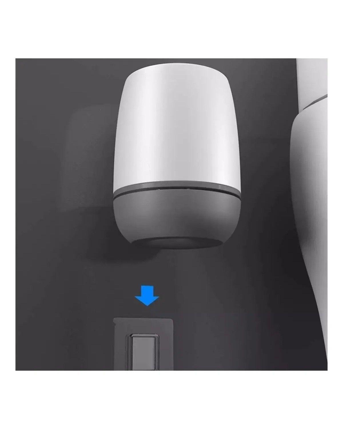 Escobilla De Limpieza De Baño De Silicona Con Soporte Blanco-2