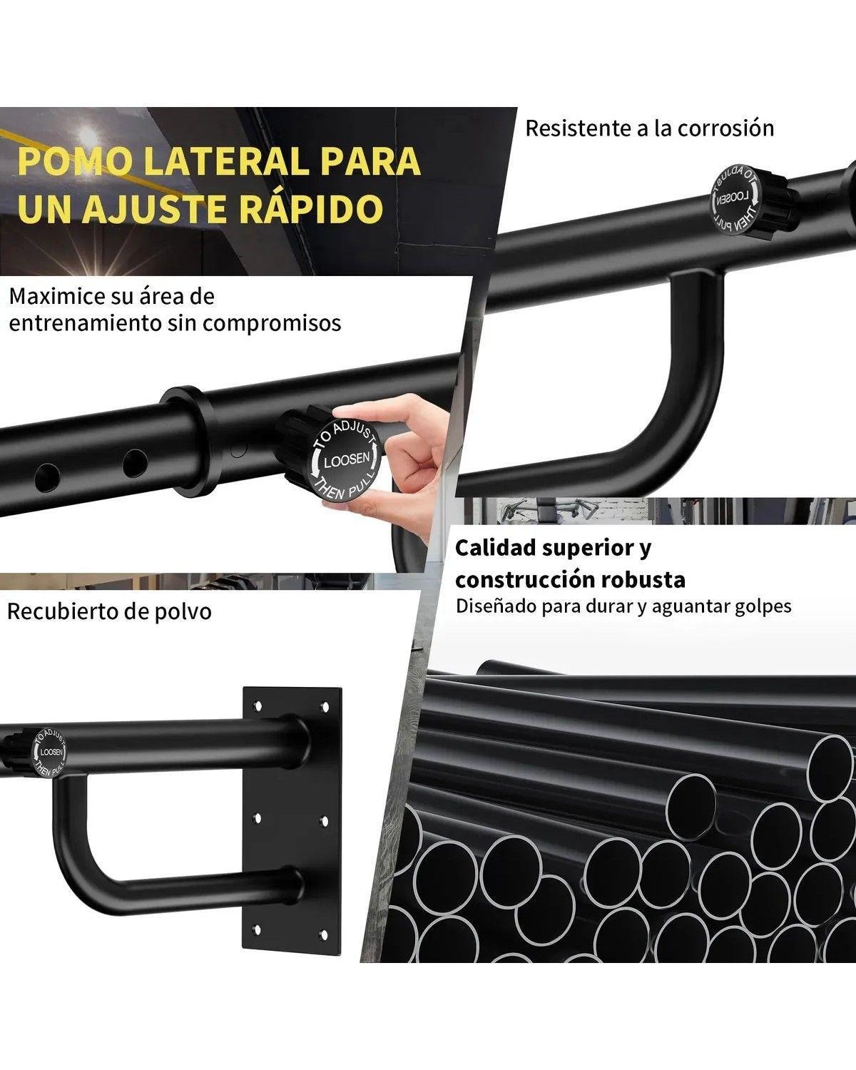 Estirable Soporte Saco Boxeo Ejercicio Colgante Pared 150kg Color Negro-2
