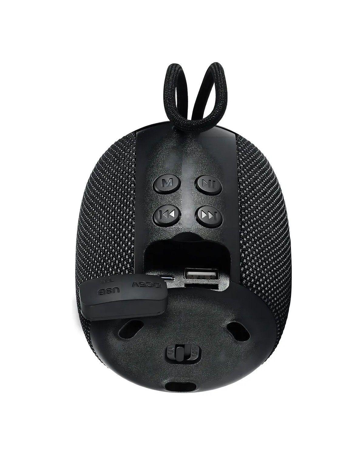 Parlante Portátil Inalámbrico Bluetooth Color Negro-2