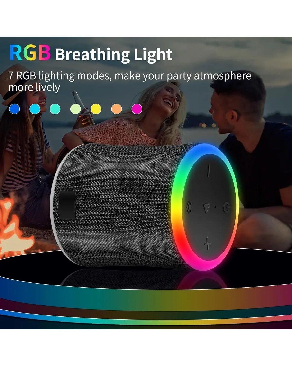 Parlante Bluetooth Altavoz Portátil Inalámbrico Luz Rgb-2