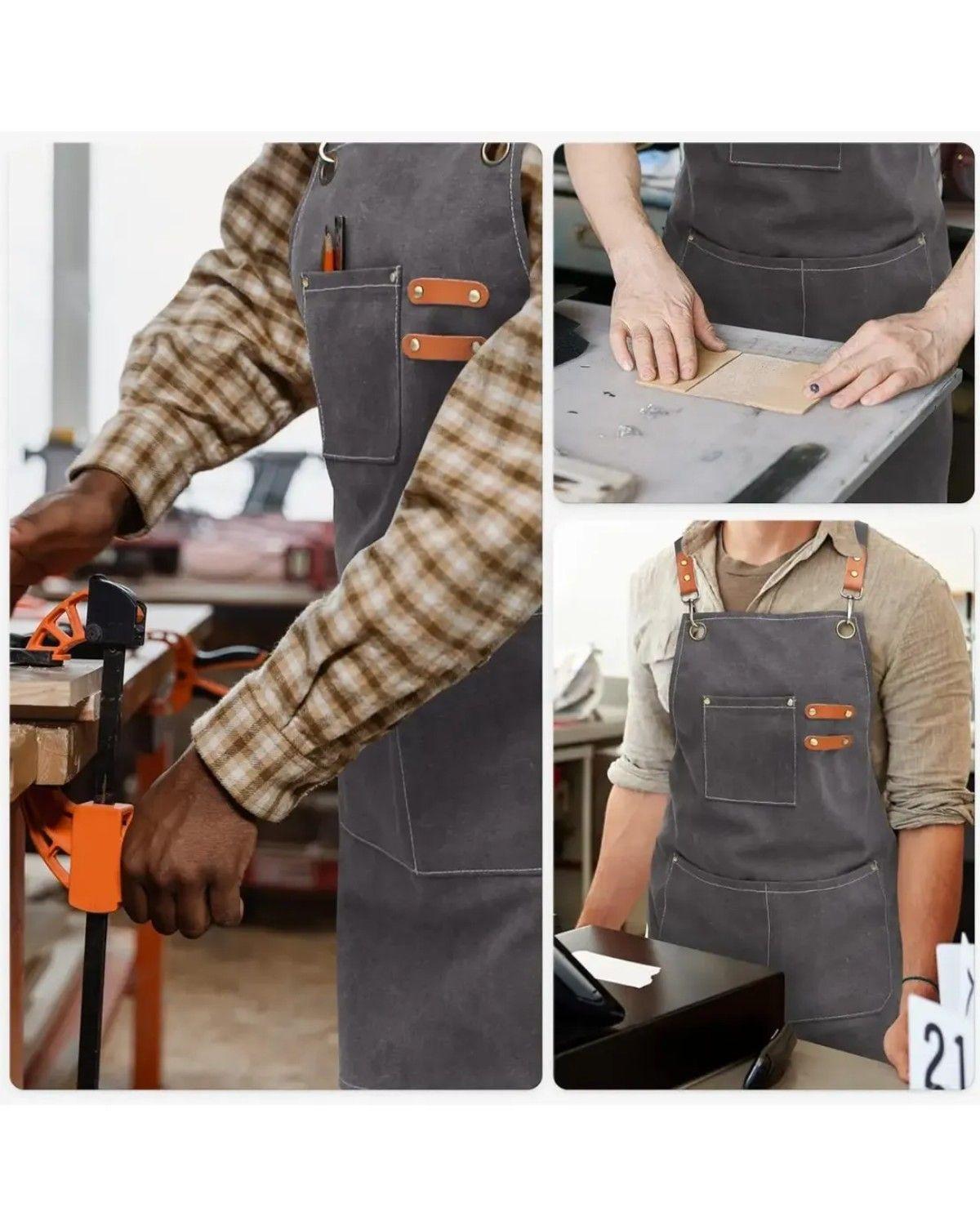 Pechera Delantal Cocina, Barbacoa, Parrilla Premium, Peluque-2