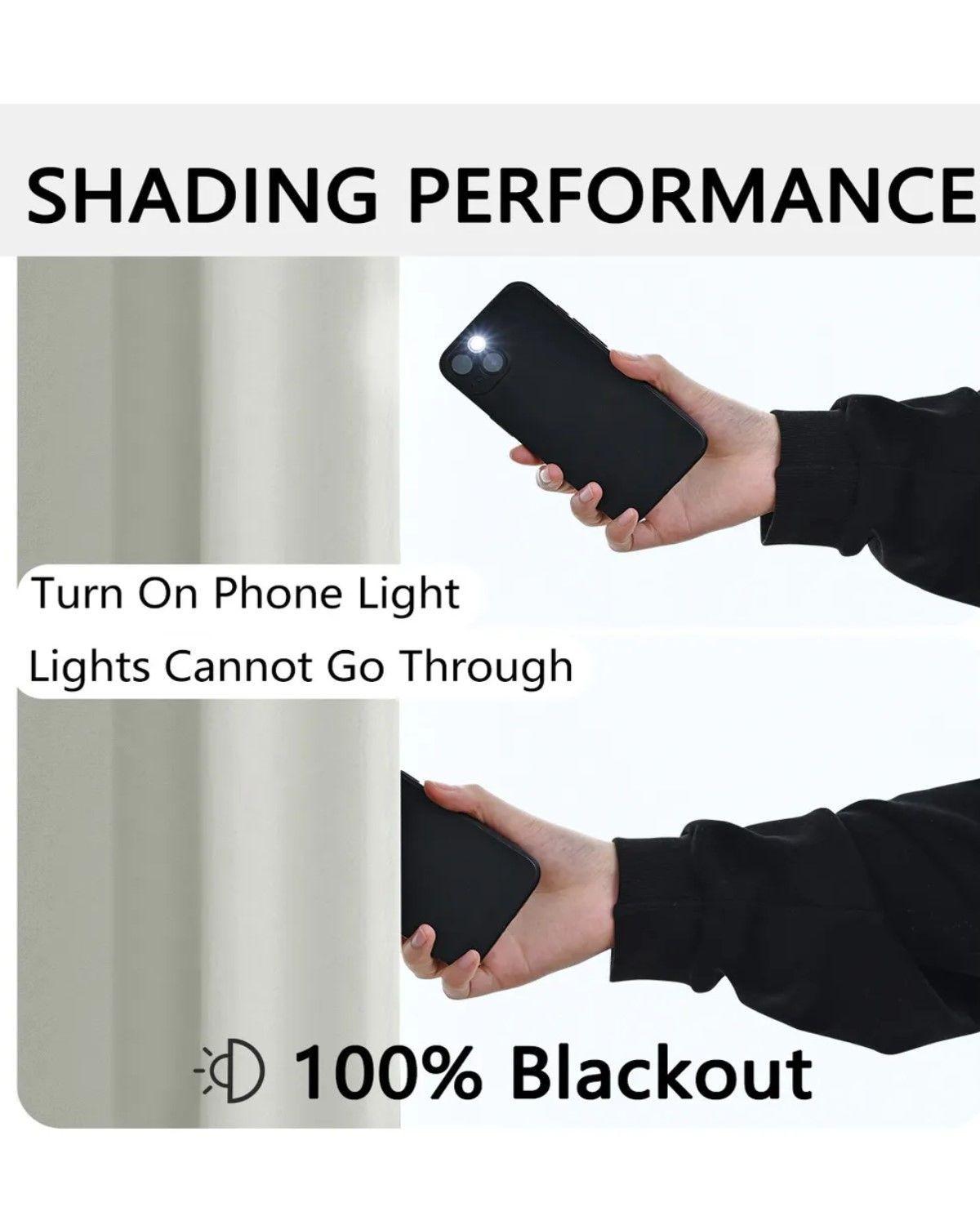 2 Paños Cortinas Blackout Engomada Tela Fresca-2