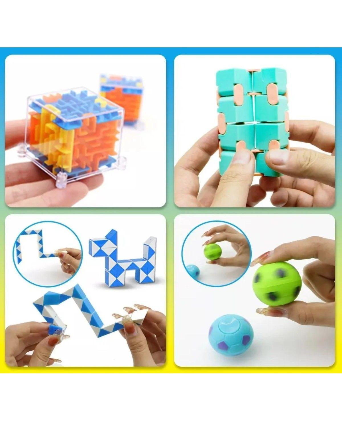 Set 84 Fidget Toy Juguete Sensorial Anti Estrés Para Niños Multicolor-2