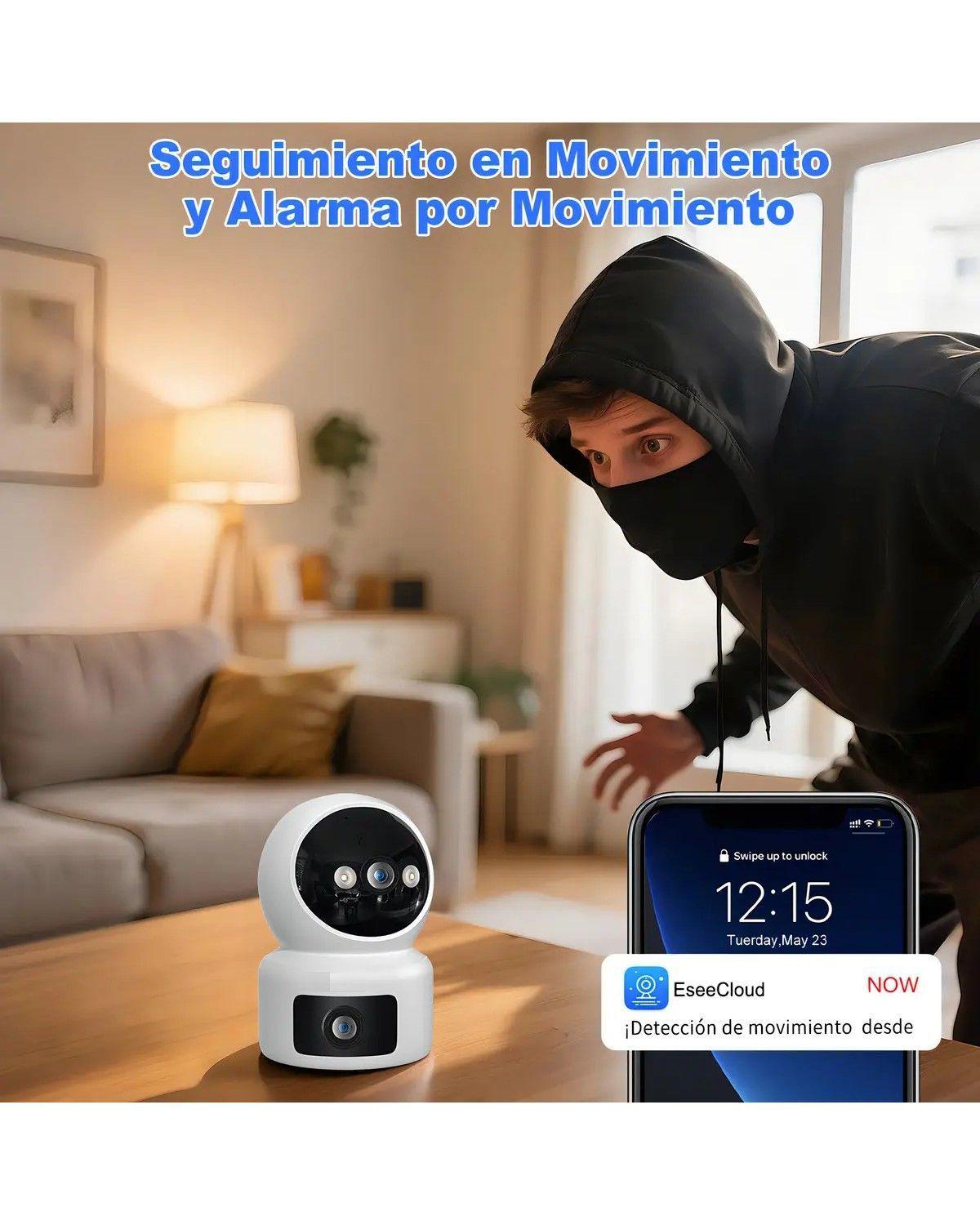 10mp Wifi Doble Lente Cámara De Seguridad 2.4/5ghz-2