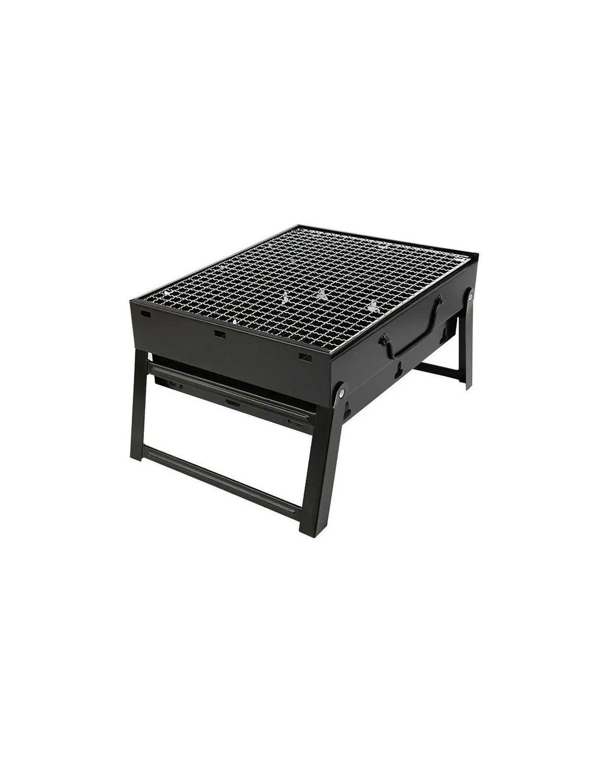 Mini Parrillera Portatil A Carbon Asados Mini Parrillera Color Negro-0