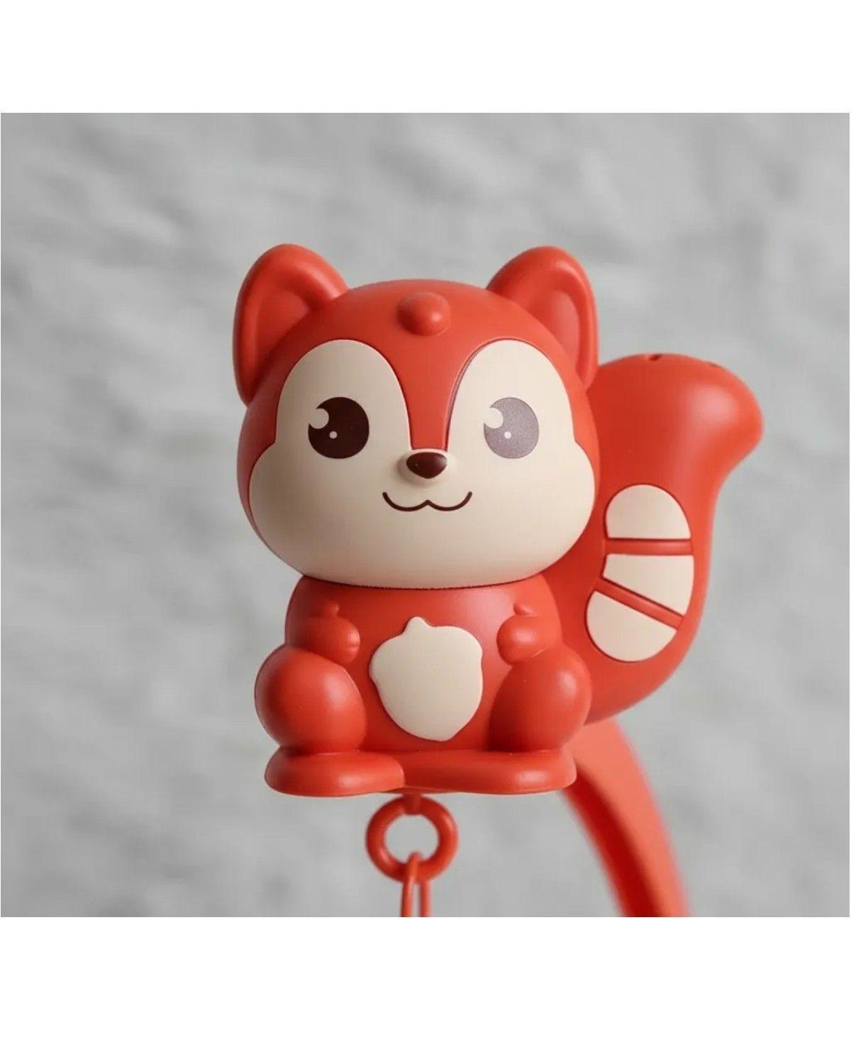 Movil Musical Para Bebe Con Diseño Ardilla Sonido-3