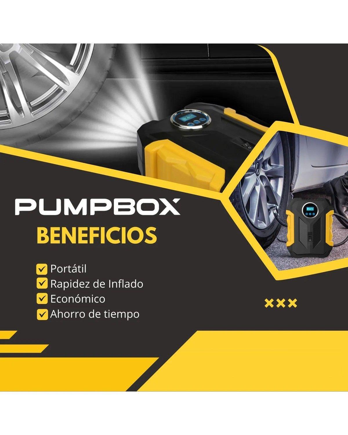 Compresor De Aire Portátil Digital Todo Neumático Color Negro-2
