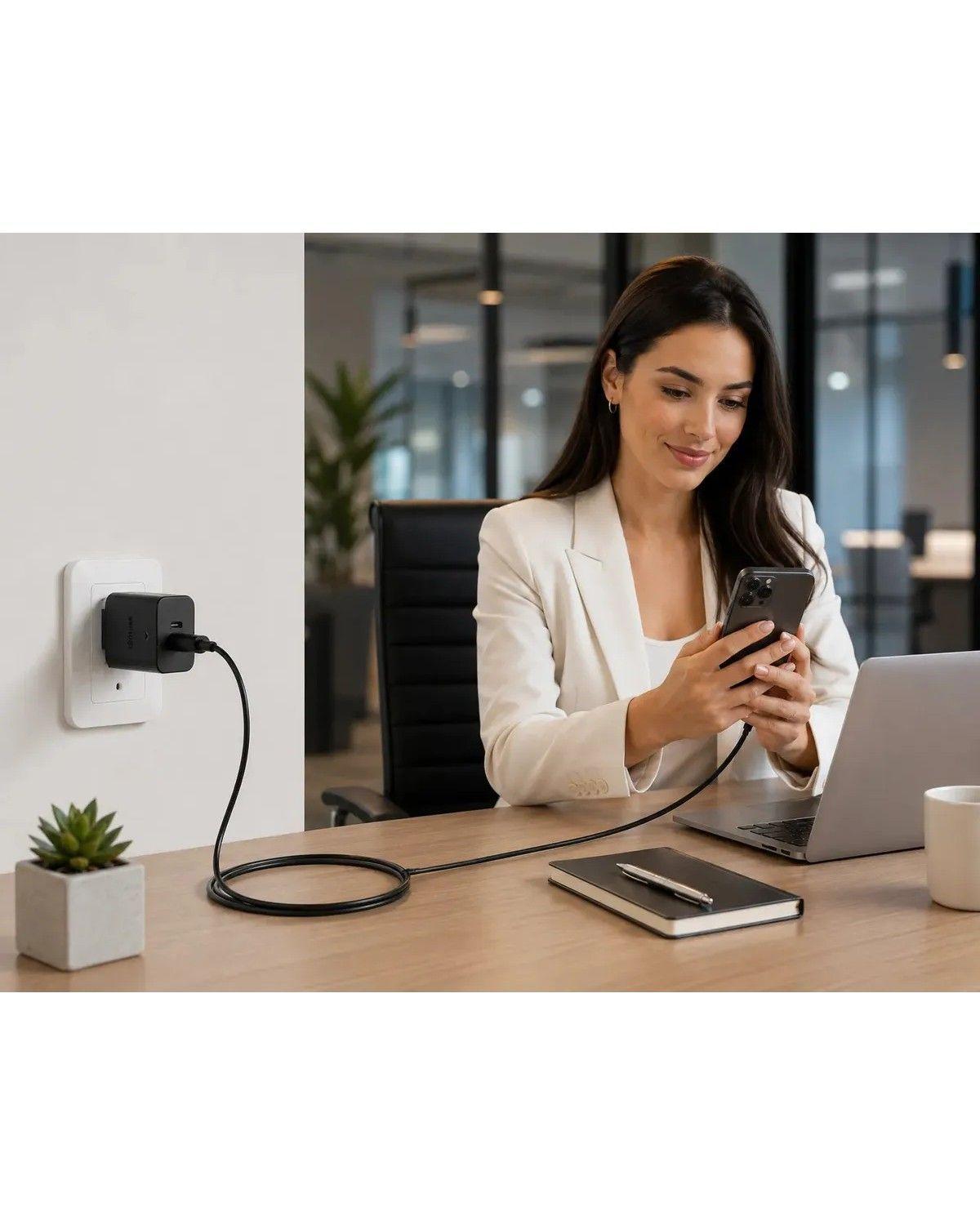 Cargador 68w Para Super Cargador Rápido Con Cable Tipo C-2