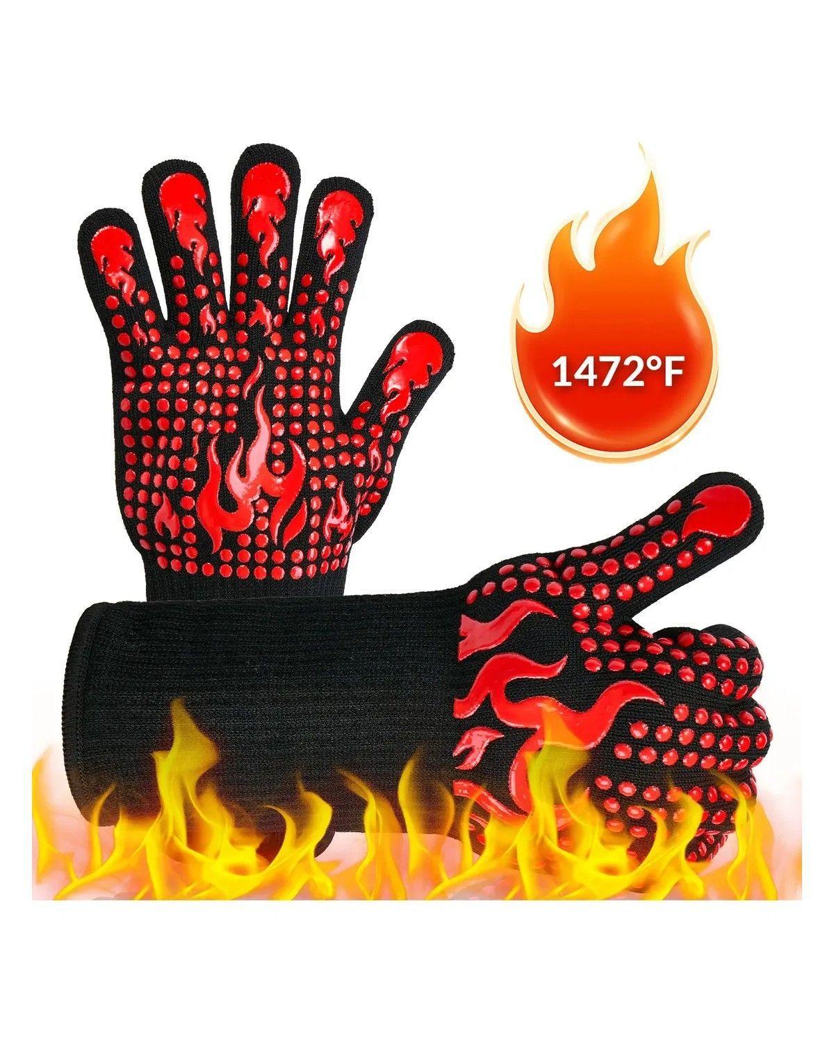 Guantes Alta Temperatura Cocina Hornos Asado Parrilla 800°c-3