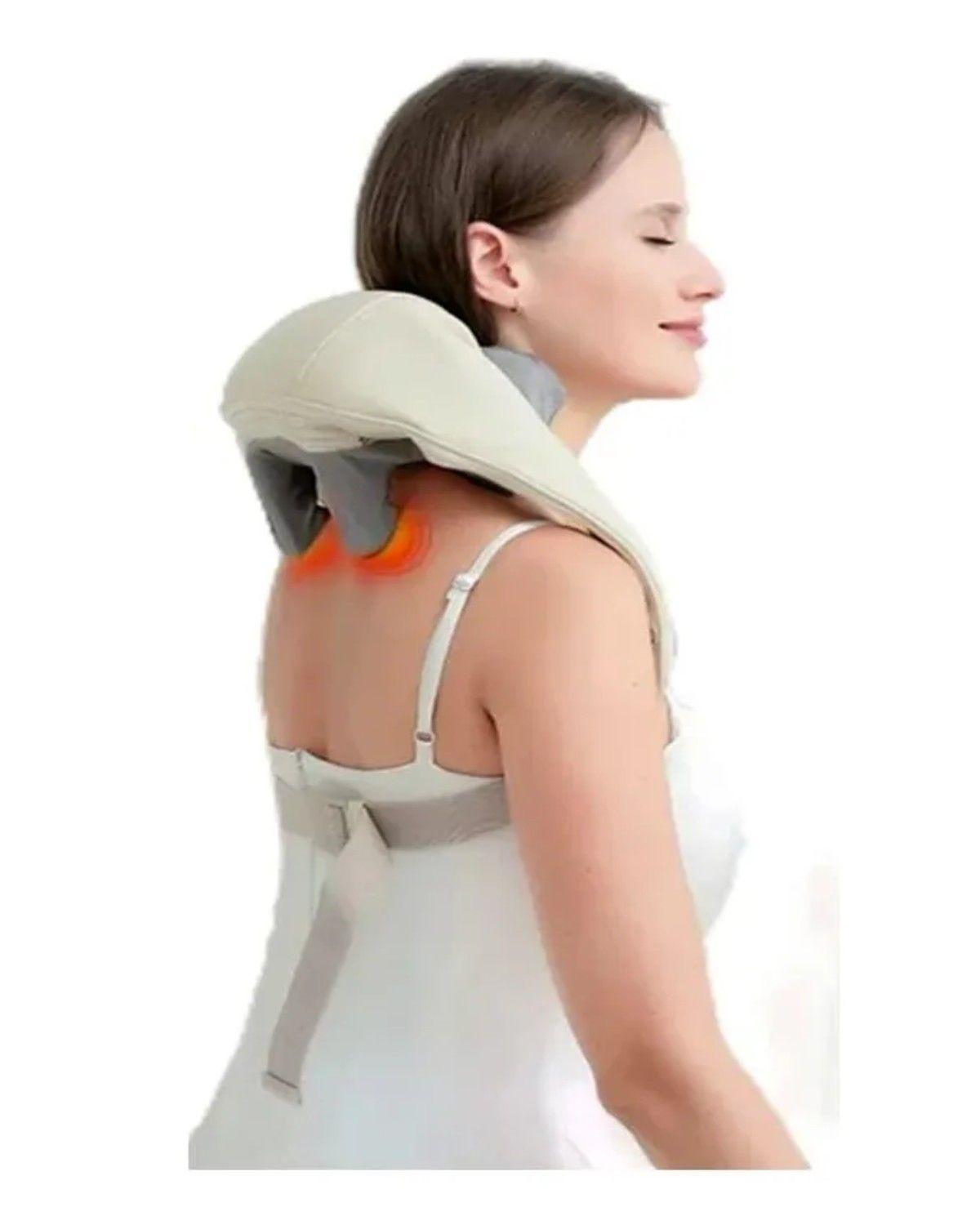 Masajeador Inalámbrico Muscular Cuello Cervical Hombros-1