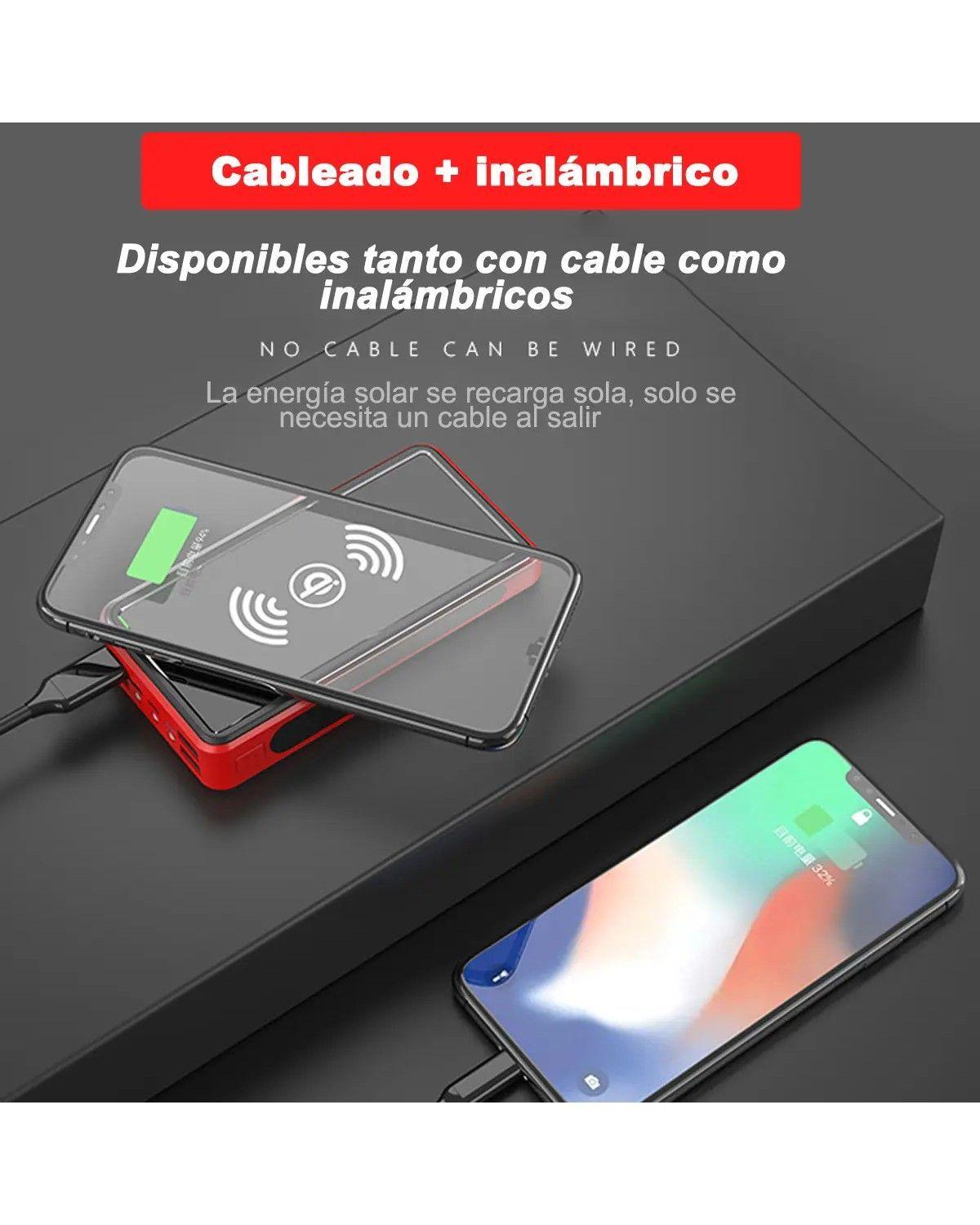 Bateria Externa 80000mha / Carga Inalambrica / Solar-2