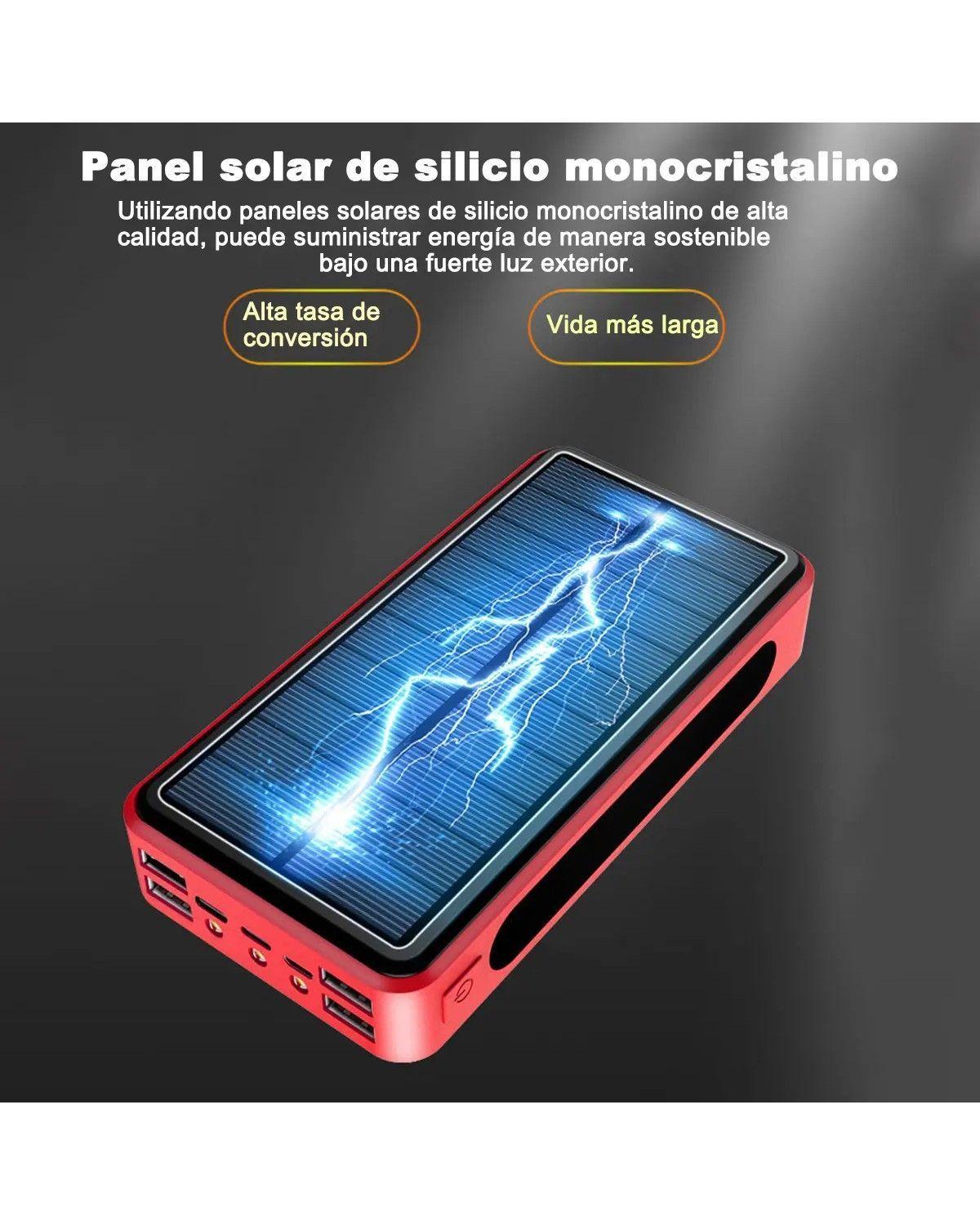 Bateria Externa 80000mha / Carga Inalambrica / Solar-3
