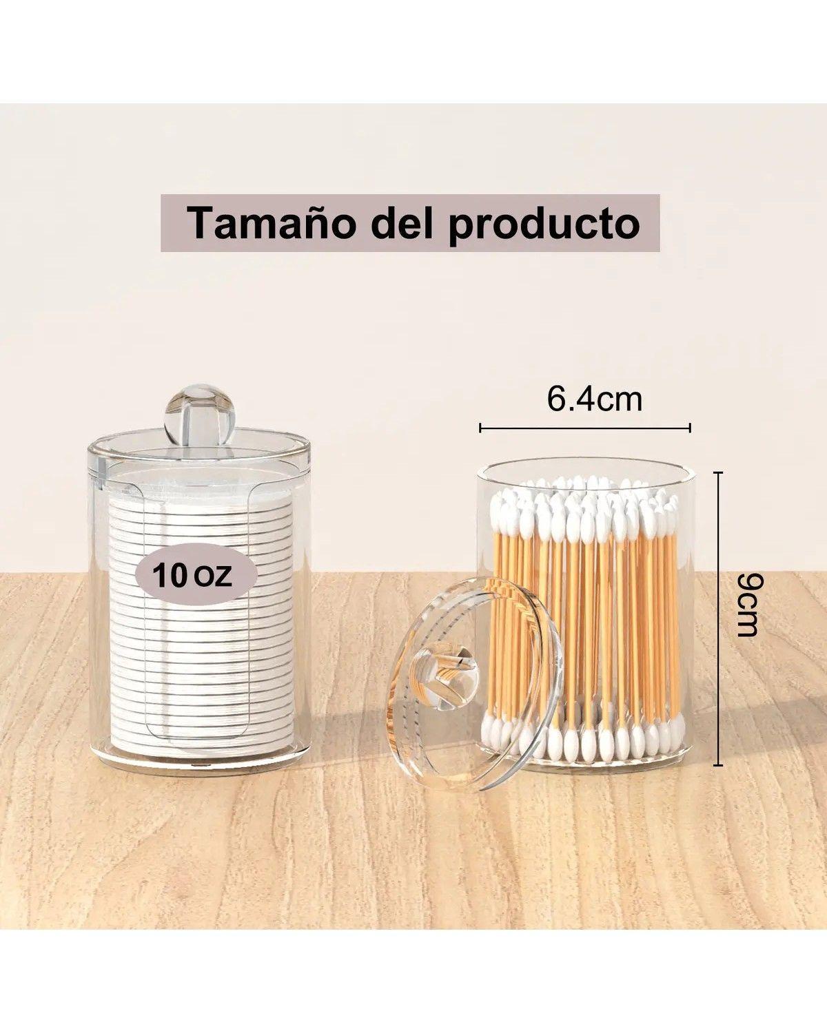 Organizador Acrilico De Maquillaje 4pzs Color Transparente-3
