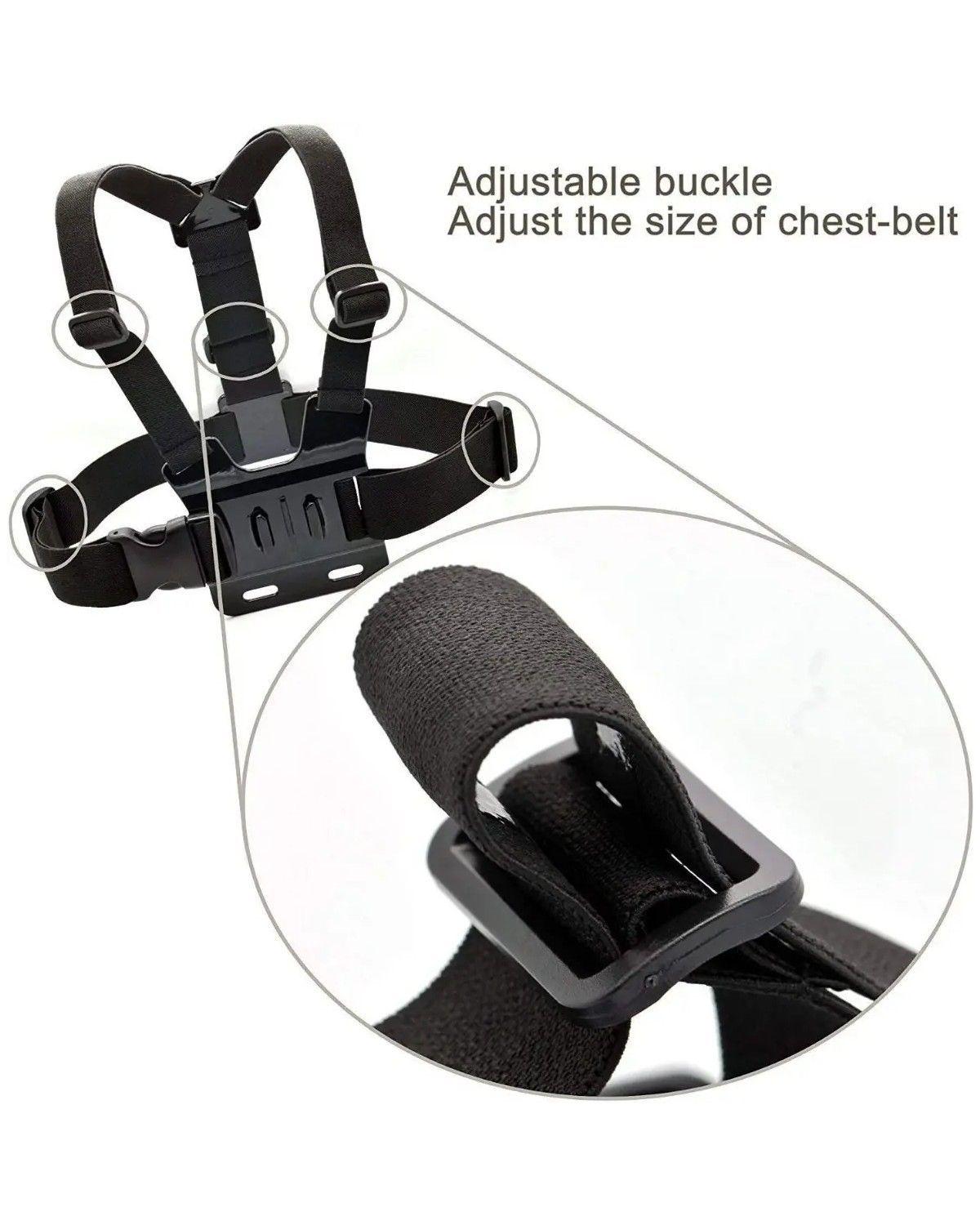 Soporte Celular Ajustable Kit Arnes De Pecho Correa Selfie-2