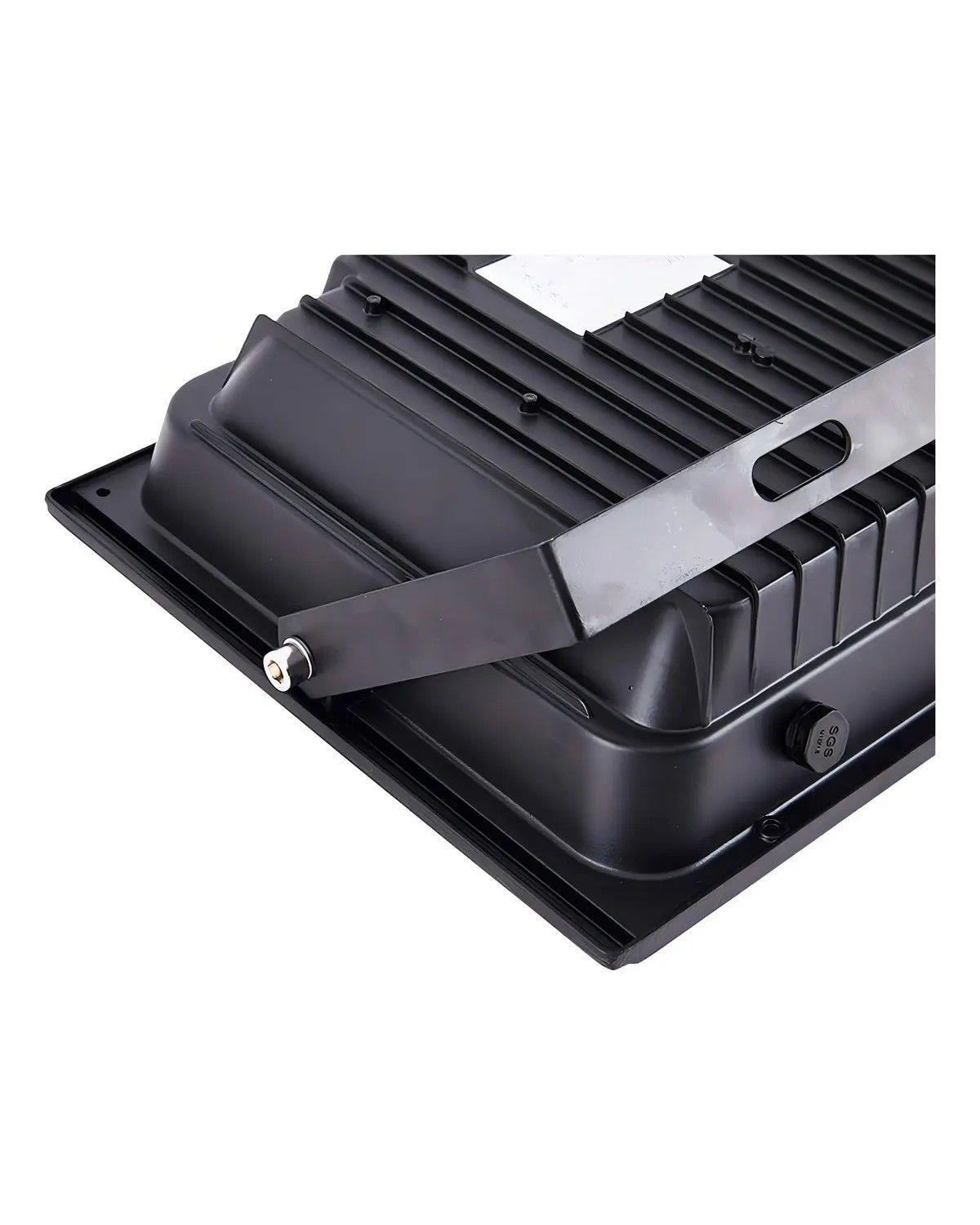 Foco Solar 500w Con Panel Solar Y Con Control Exteriores Color de la carcasa Negro-4