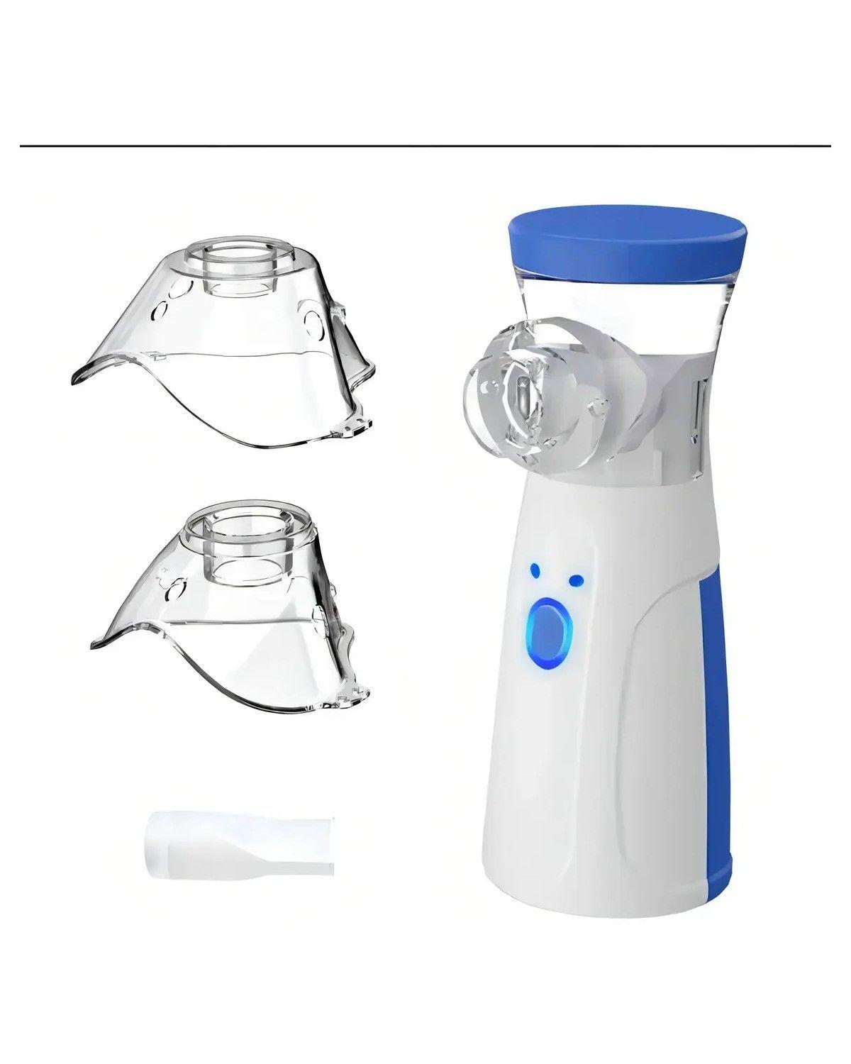 Nebulizador portátil inhalador batería recargable usb color blanco-1