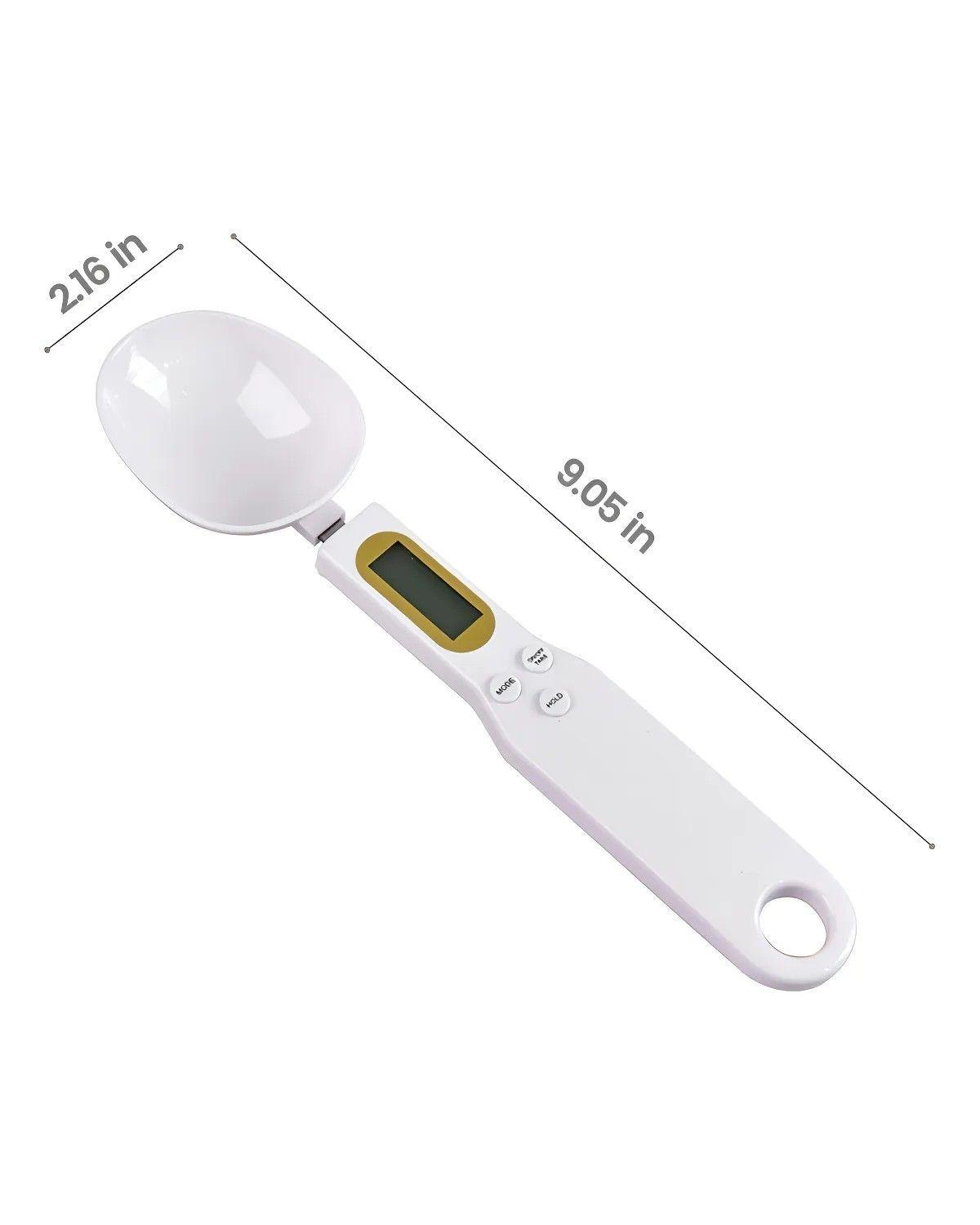 Cuchara Gramera Digital Balanza Cocina Precisa Blanco 500 G-1